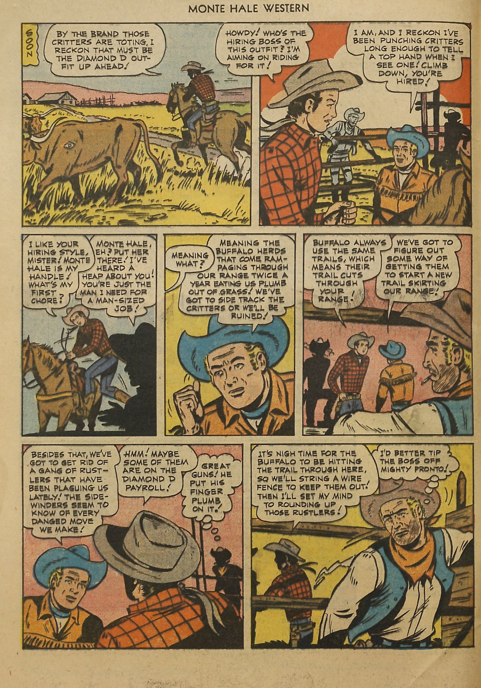 Read online Monte Hale Western comic -  Issue #52 - 4