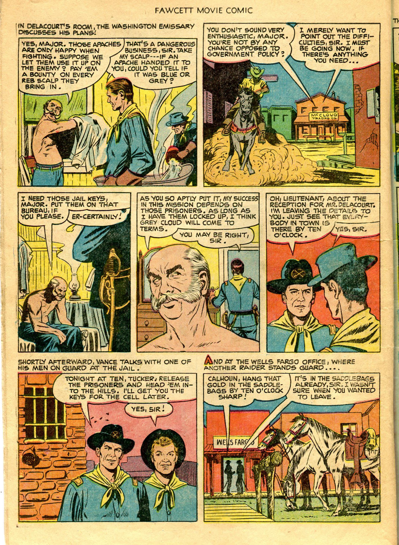 Read online Fawcett Movie Comic comic -  Issue #14 - 18