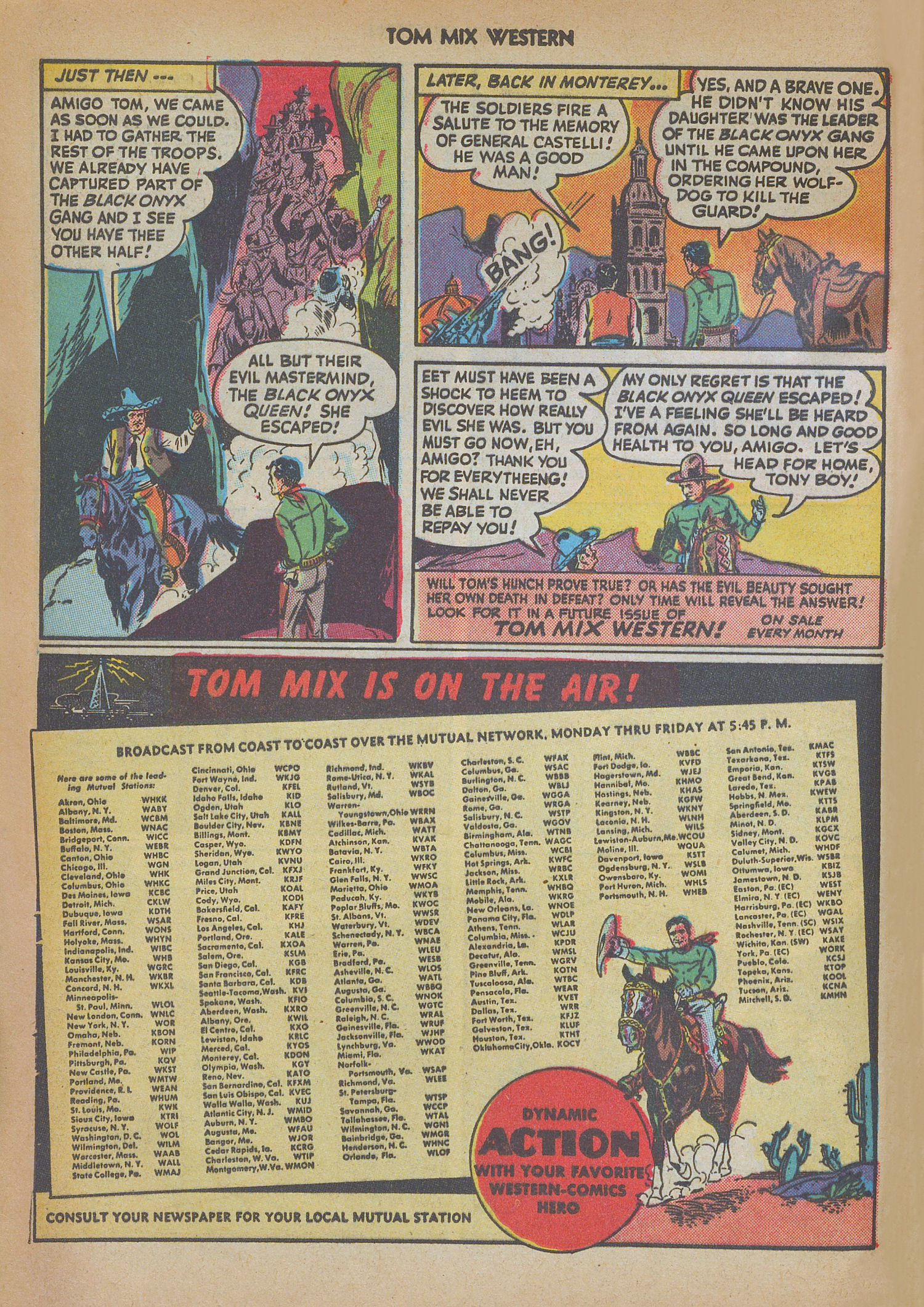 Read online Tom Mix Western (1948) comic -  Issue #12 - 12