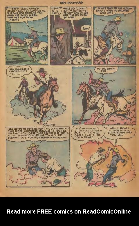Read online Ken Maynard Western comic -  Issue #5 - 9