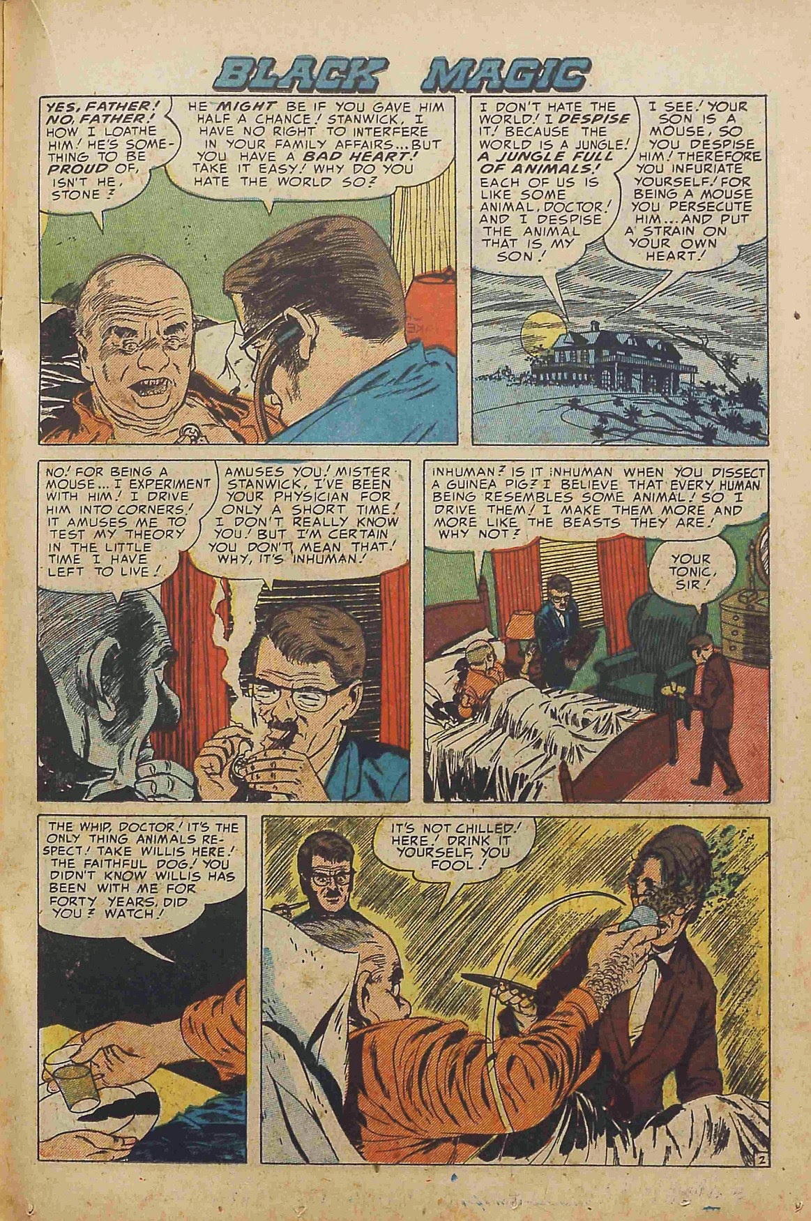 Read online Black Magic (1950) comic -  Issue #22 - 21