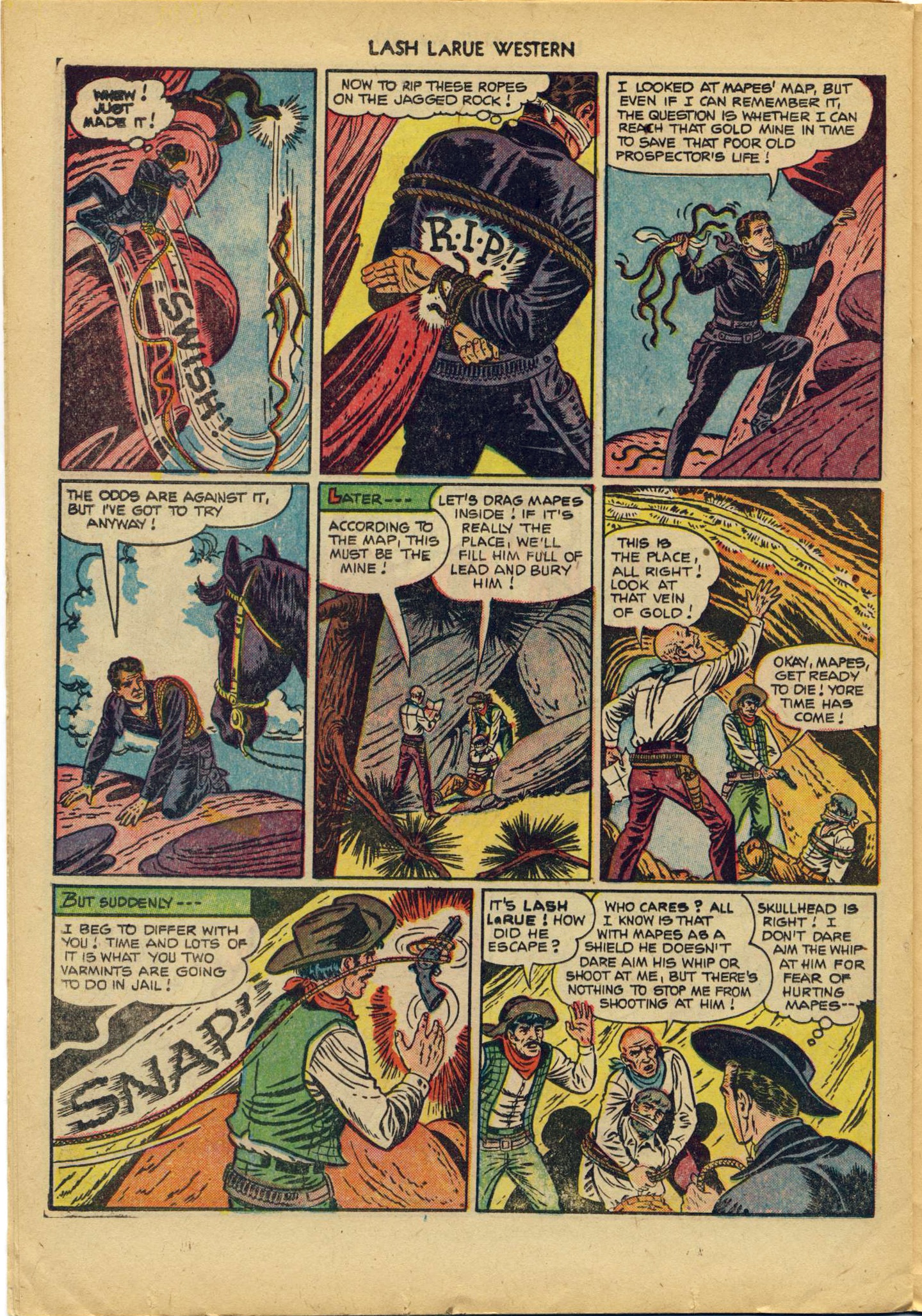 Read online Lash Larue Western (1949) comic -  Issue #29 - 22