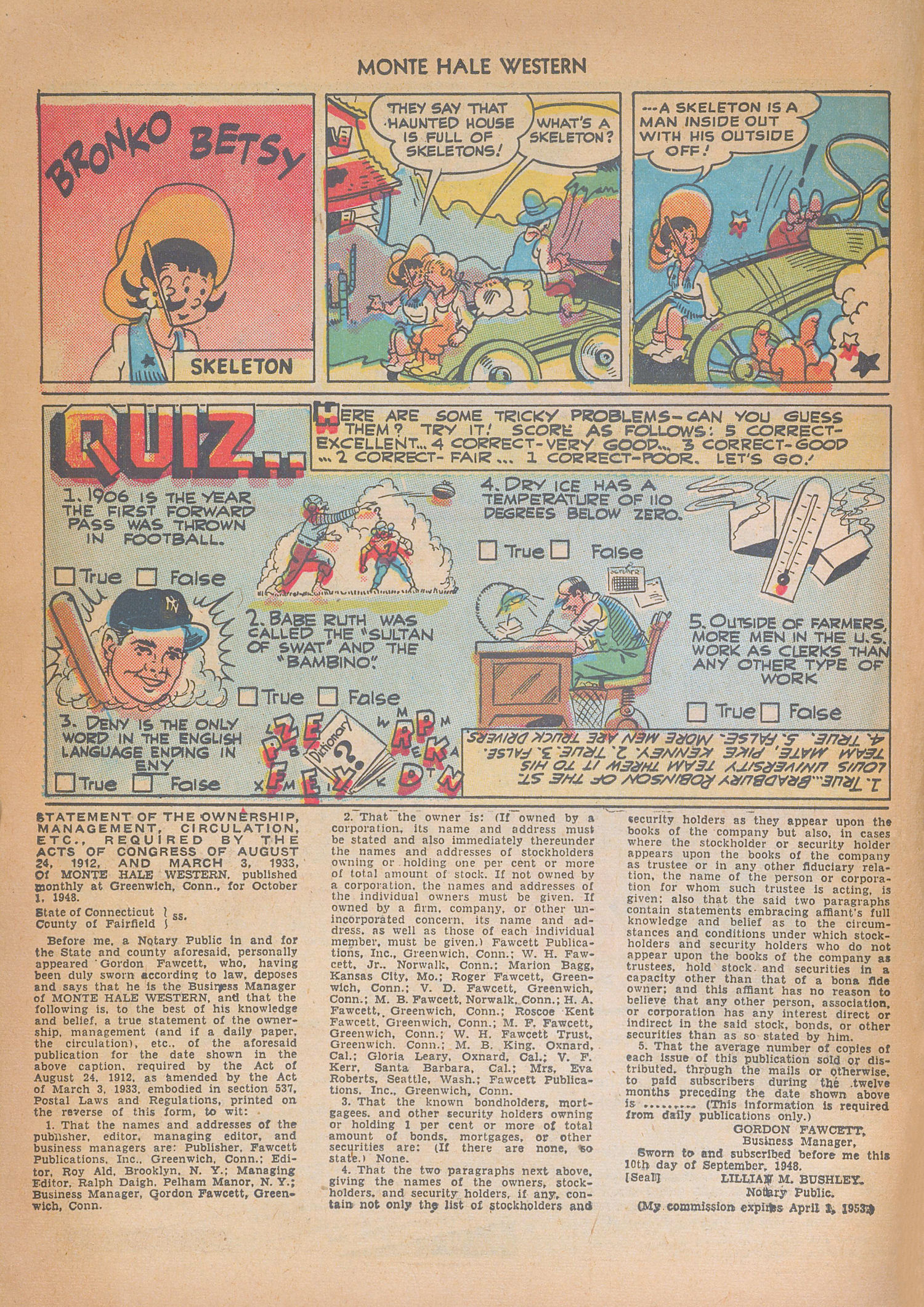 Read online Monte Hale Western comic -  Issue #32 - 14