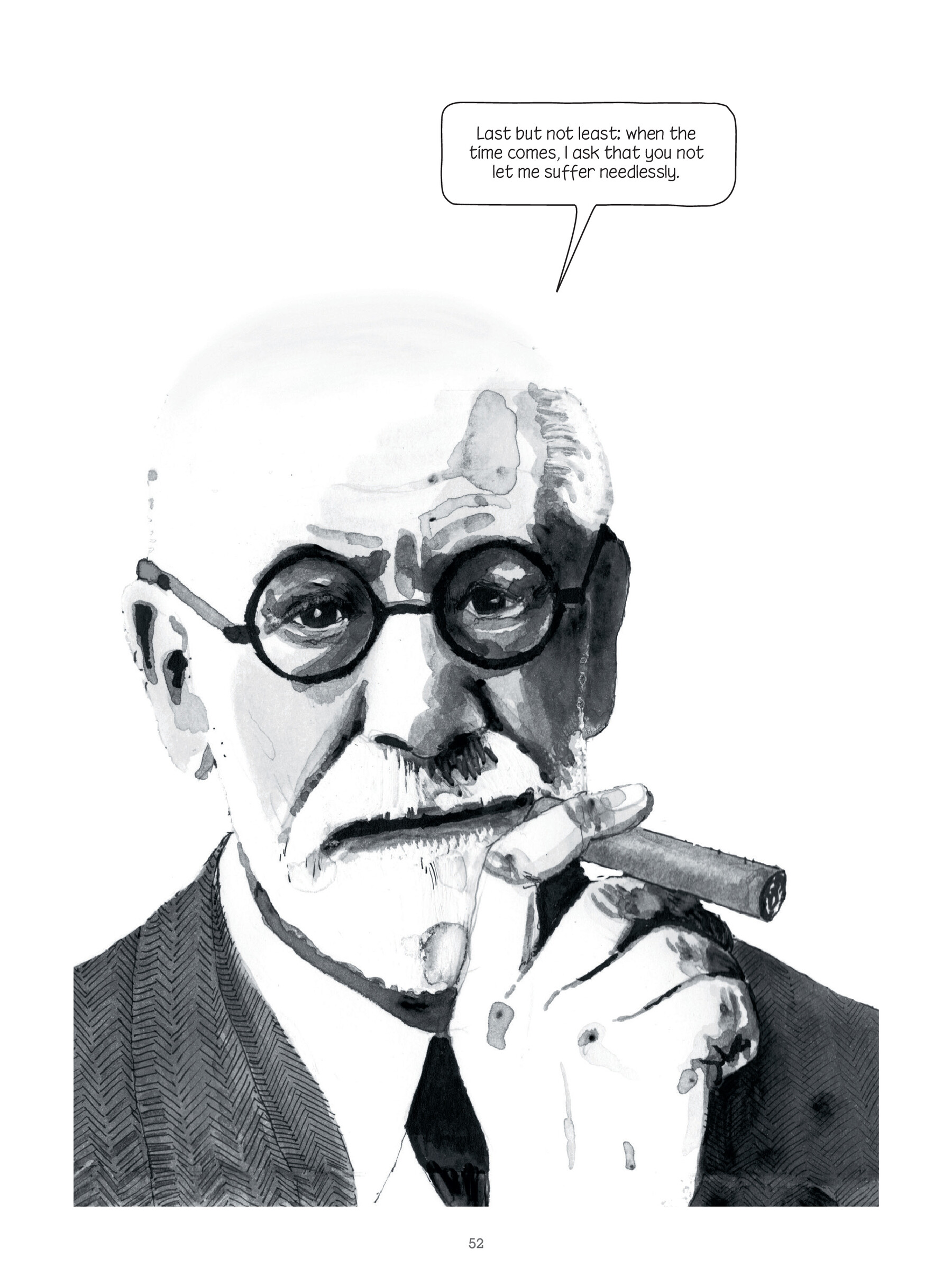 Read online Through Clouds of Smoke: Freud's Final Days comic -  Issue # TPB - 52