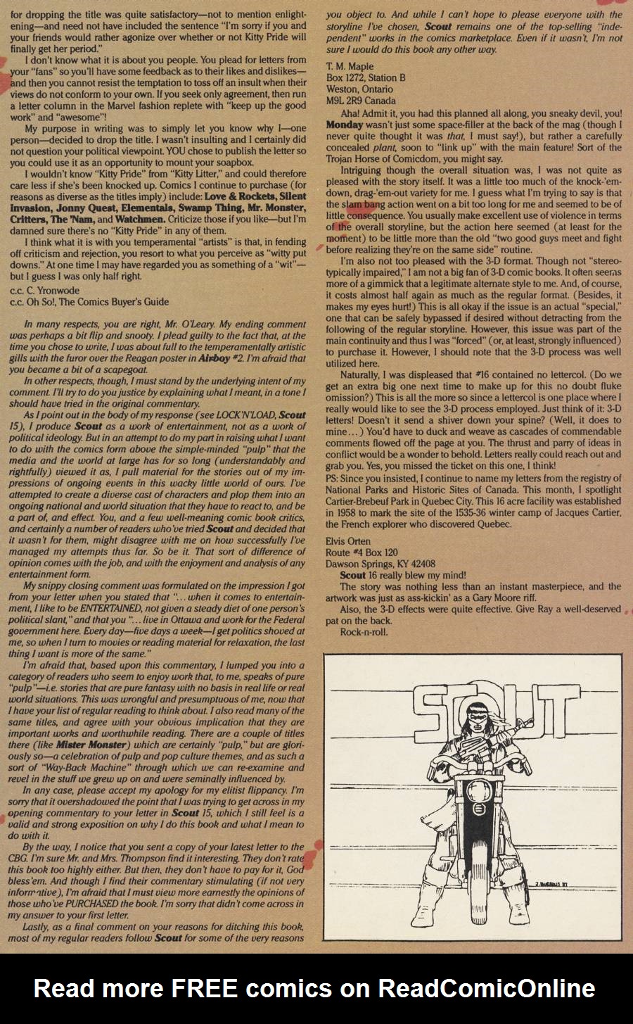 Read online Scout comic -  Issue #20 - 31