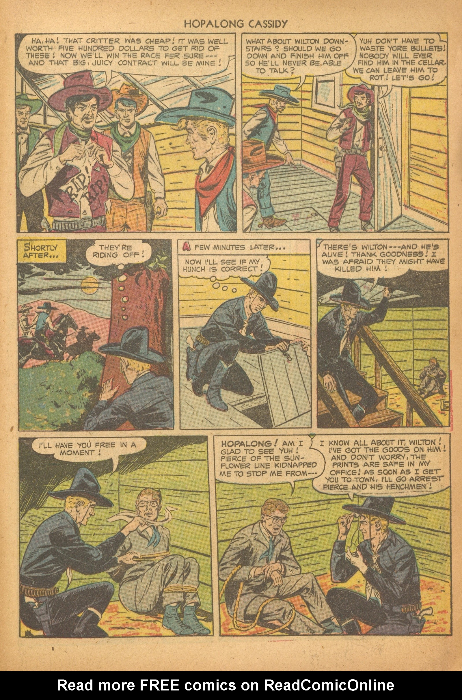 Read online Hopalong Cassidy comic -  Issue #83 - 29
