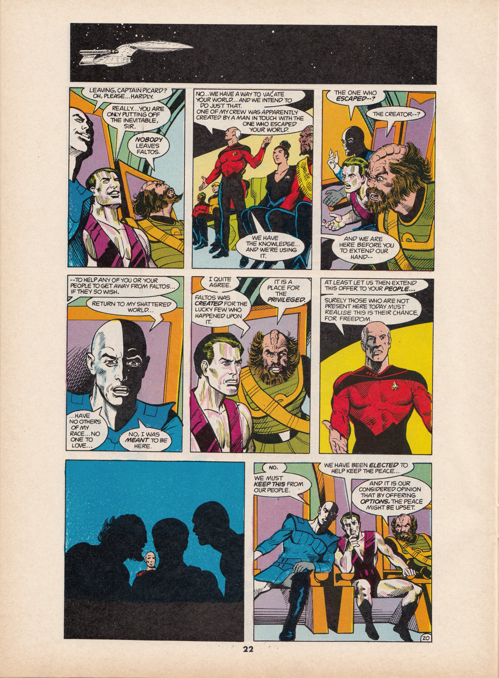 Read online Star Trek The Next Generation (1990) comic -  Issue #7 - 22
