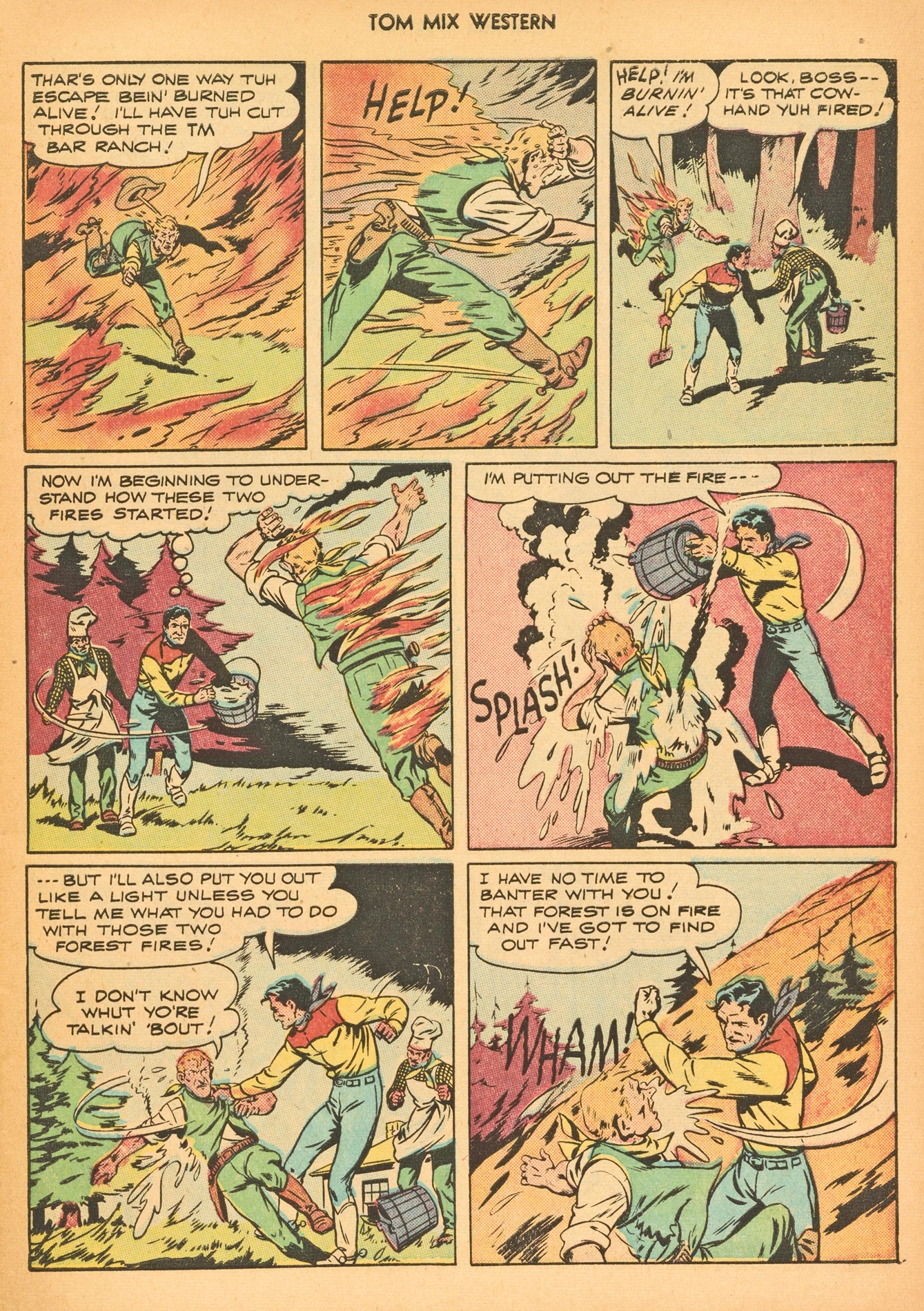 Read online Tom Mix Western (1948) comic -  Issue #3 - 9
