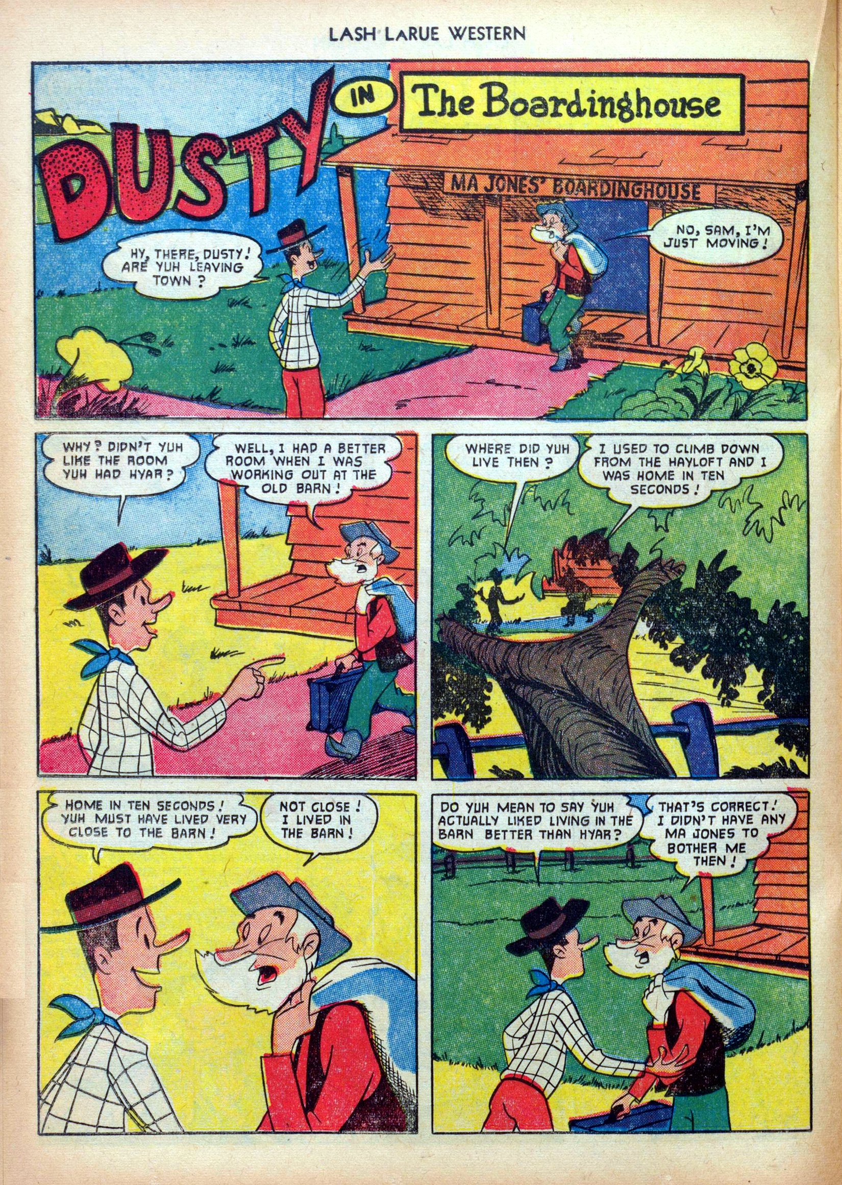 Read online Lash Larue Western (1949) comic -  Issue #26 - 20