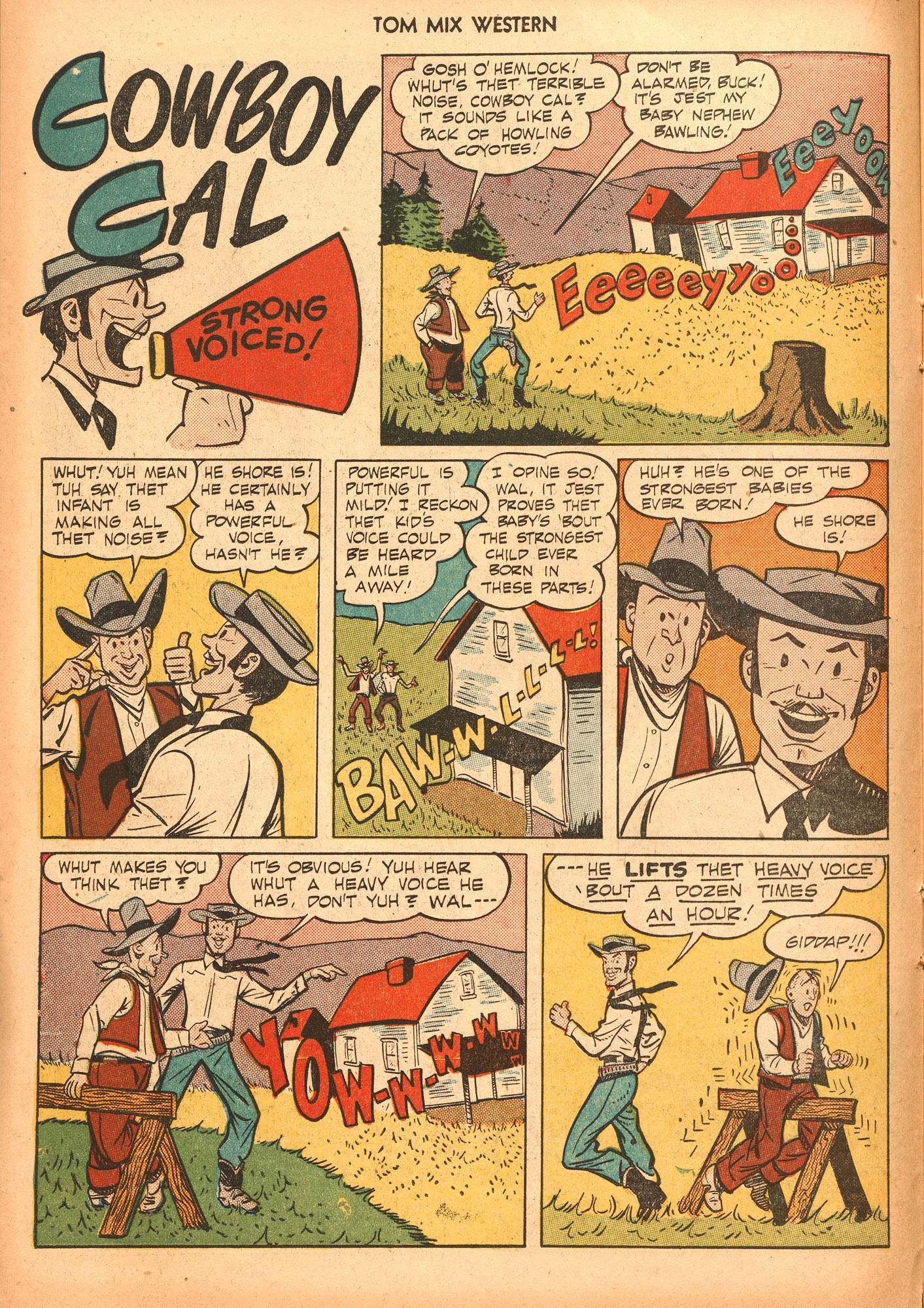 Read online Tom Mix Western (1948) comic -  Issue #34 - 14