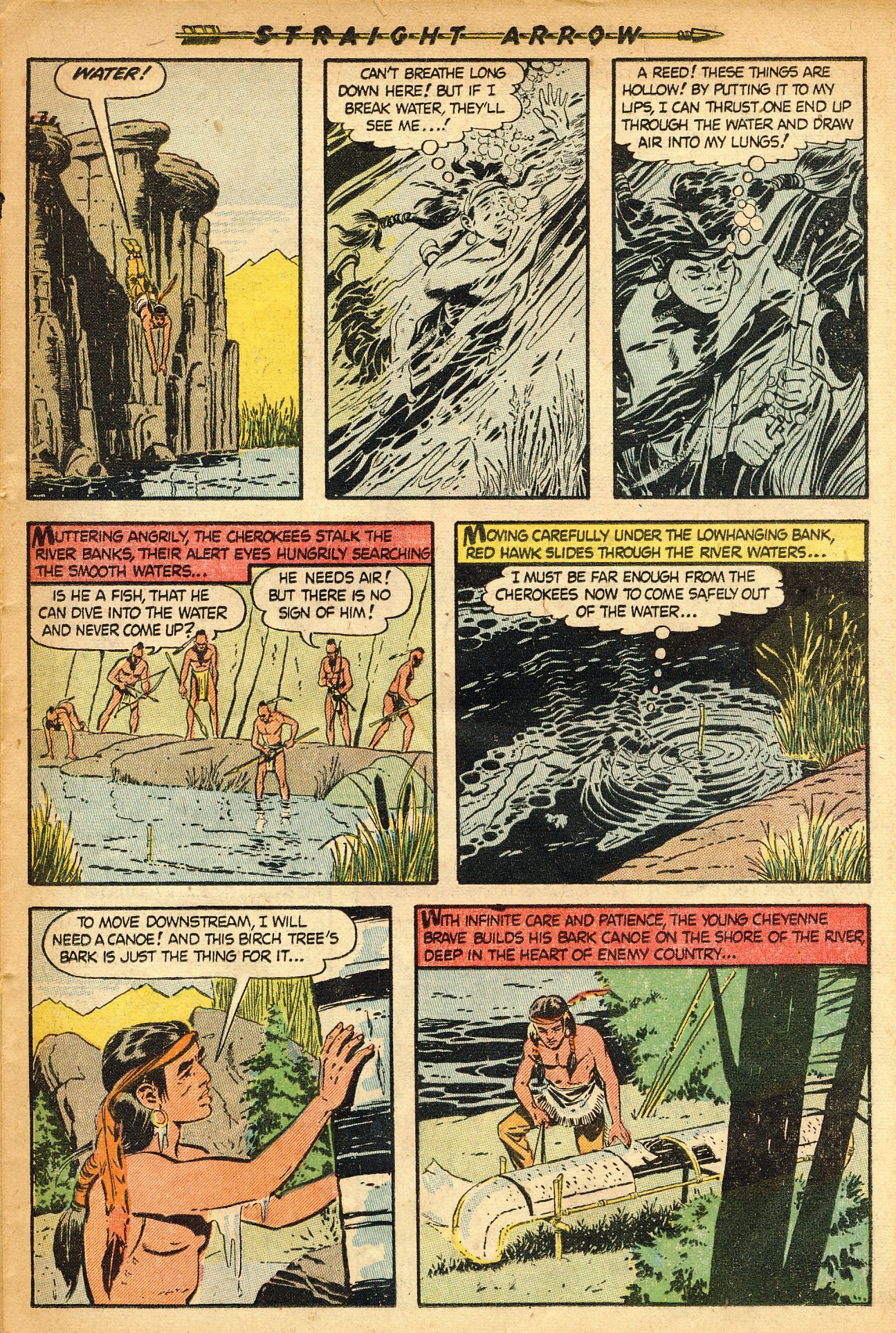 Read online Straight Arrow comic -  Issue #9 - 23