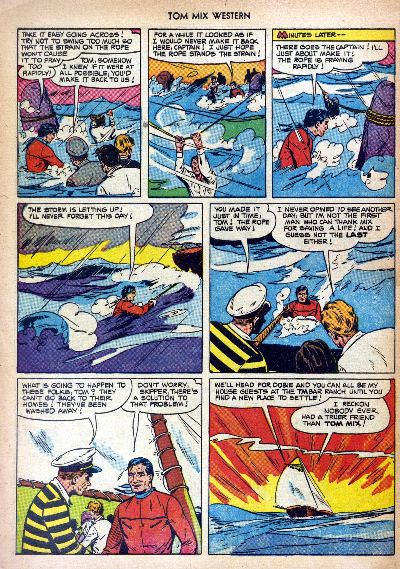 Read online Tom Mix Western (1948) comic -  Issue #48 - 32