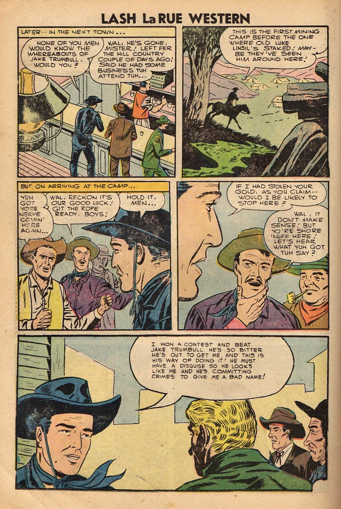 Read online Lash Larue Western (1949) comic -  Issue #67 - 40