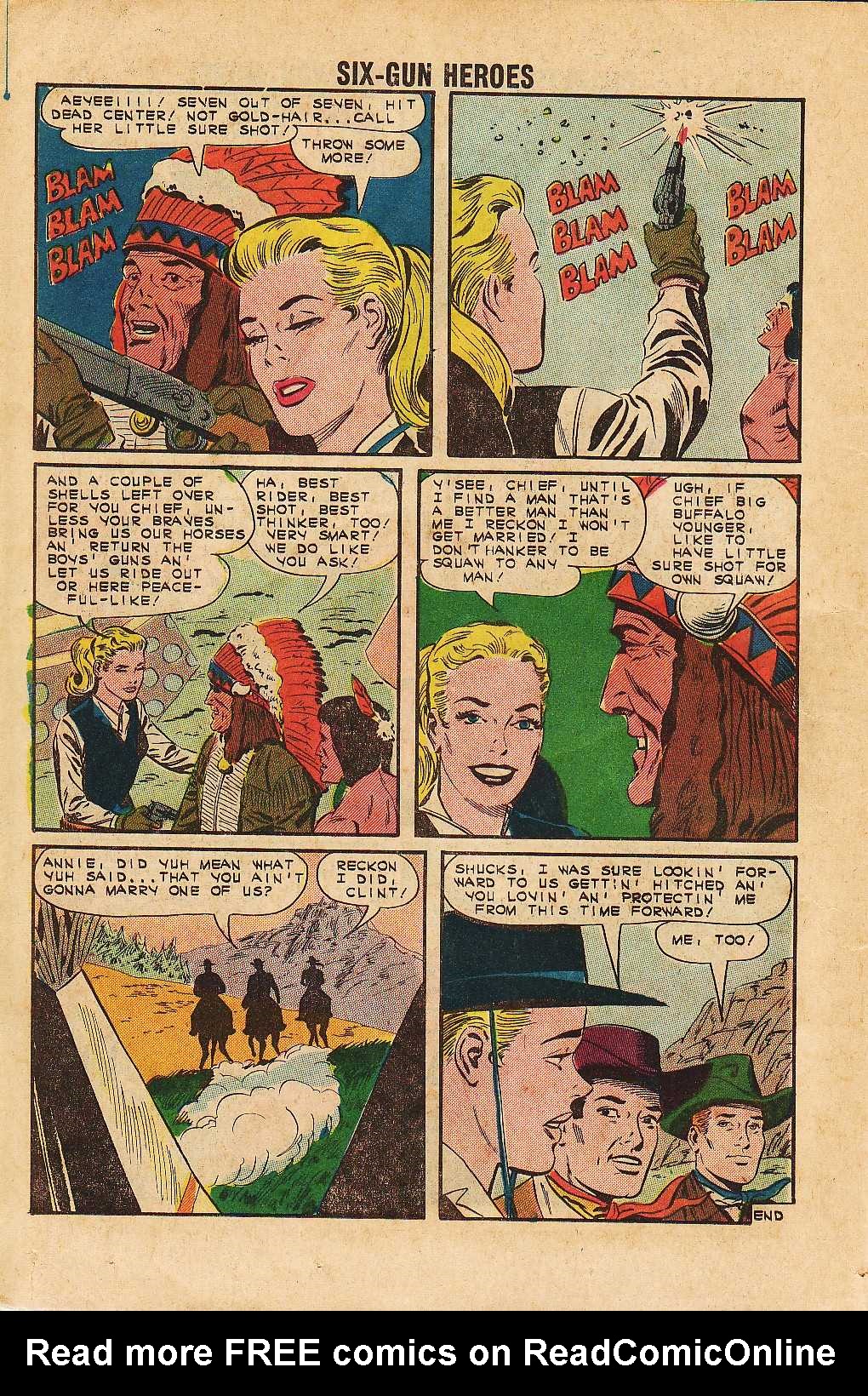 Read online Six-Gun Heroes comic -  Issue #76 - 18