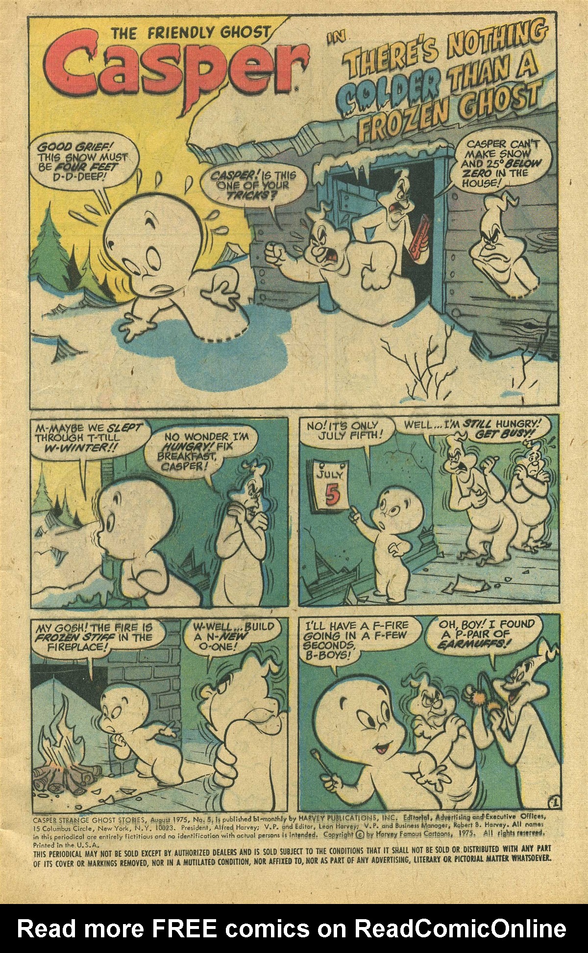 Read online Casper Strange Ghost Stories comic -  Issue #5 - 5