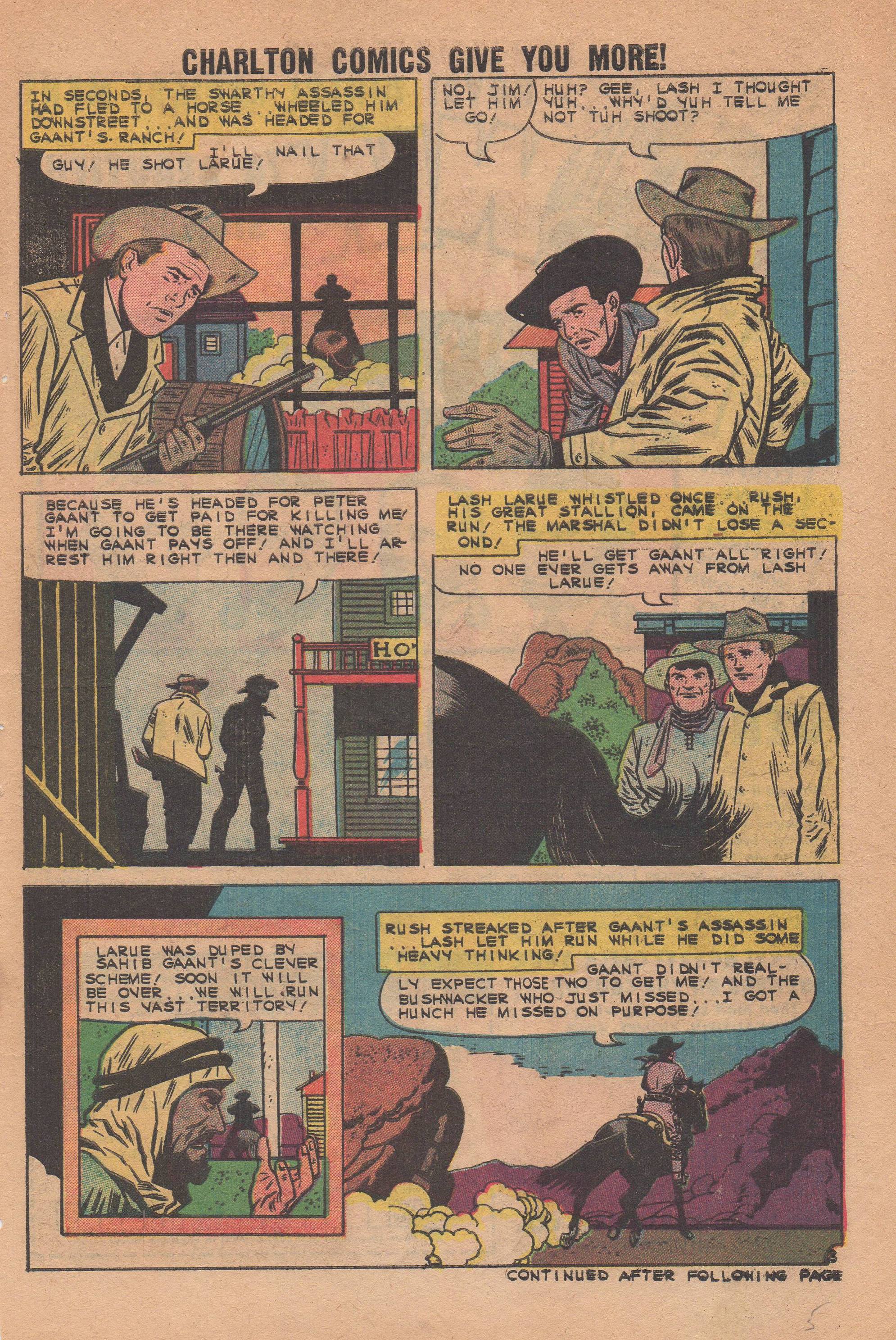 Read online Lash Larue Western (1949) comic -  Issue #82 - 5