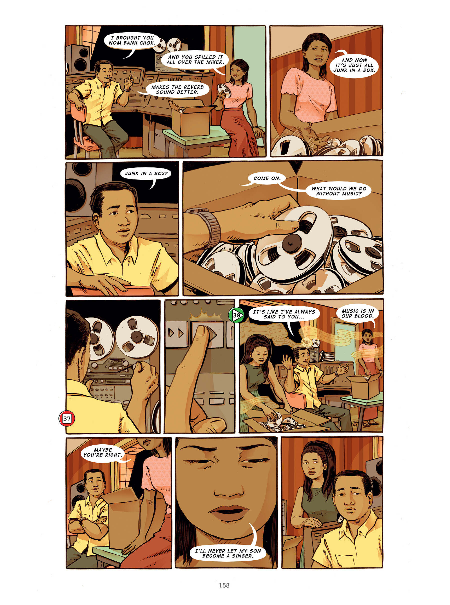 Read online The Golden Voice: The Ballad of Cambodian Rock's Lost Queen comic -  Issue # TPB (Part 2) - 57