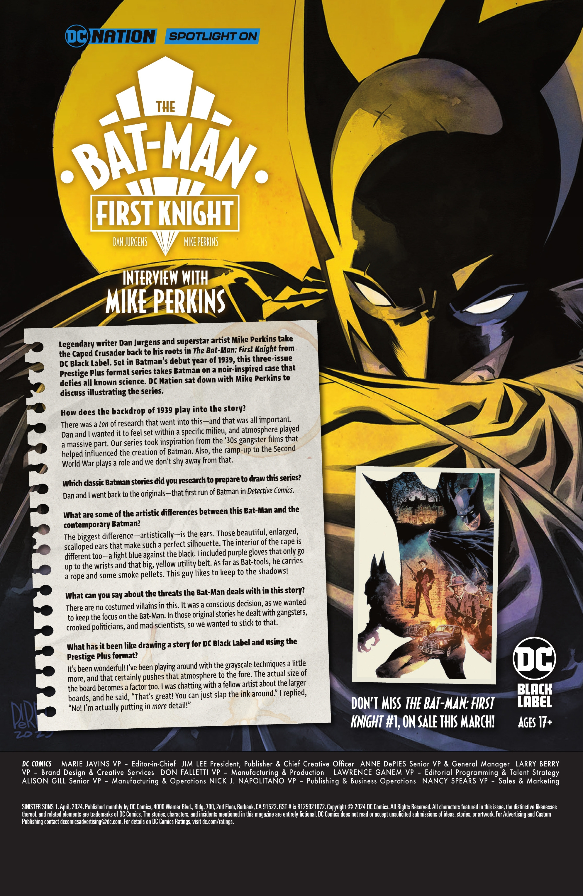 Read online Sinister Sons comic -  Issue #1 - 24