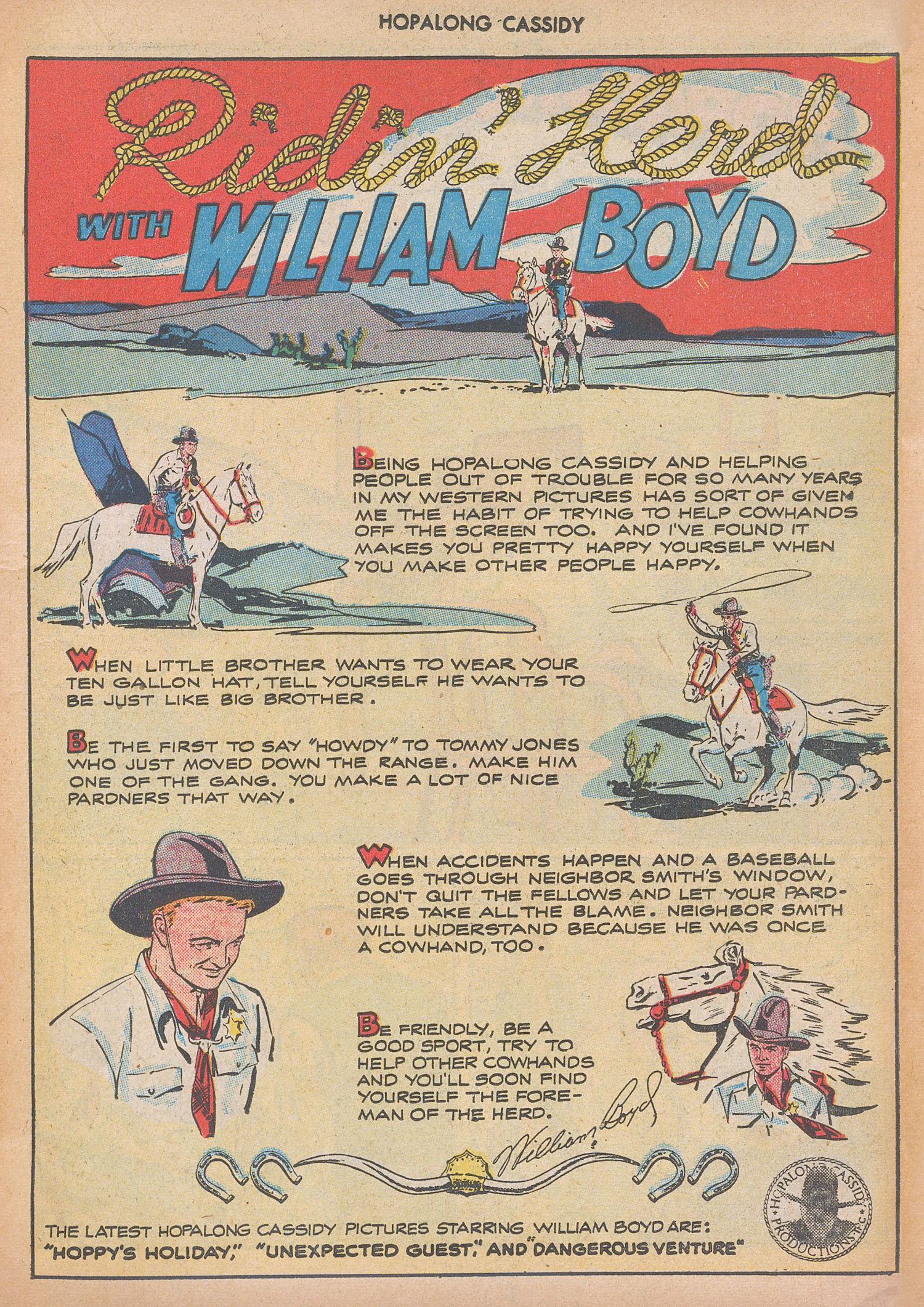Read online Hopalong Cassidy comic -  Issue #13 - 15