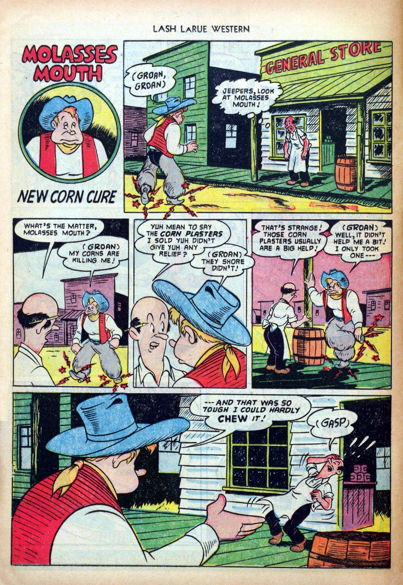 Read online Lash Larue Western (1949) comic -  Issue #31 - 12