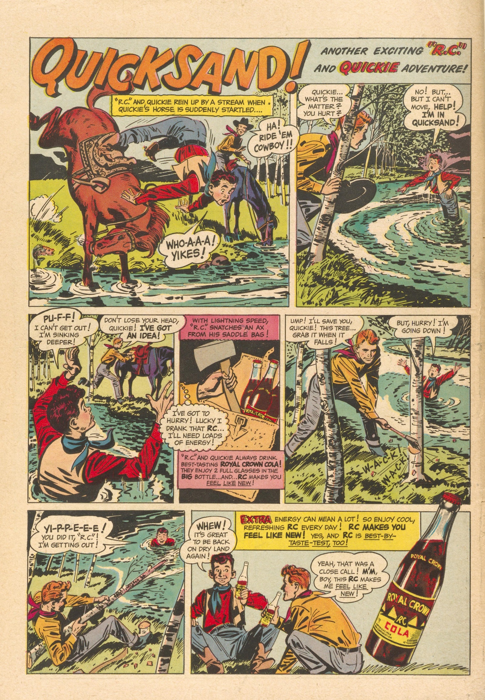 Read online Tom Mix Western (1948) comic -  Issue #33 - 52
