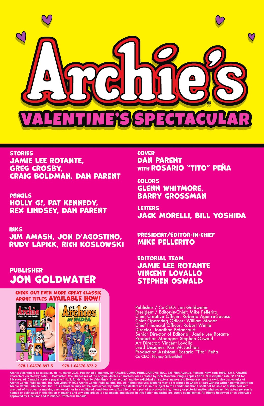 Archie Valentine's Spectacular issue Full - Page 2