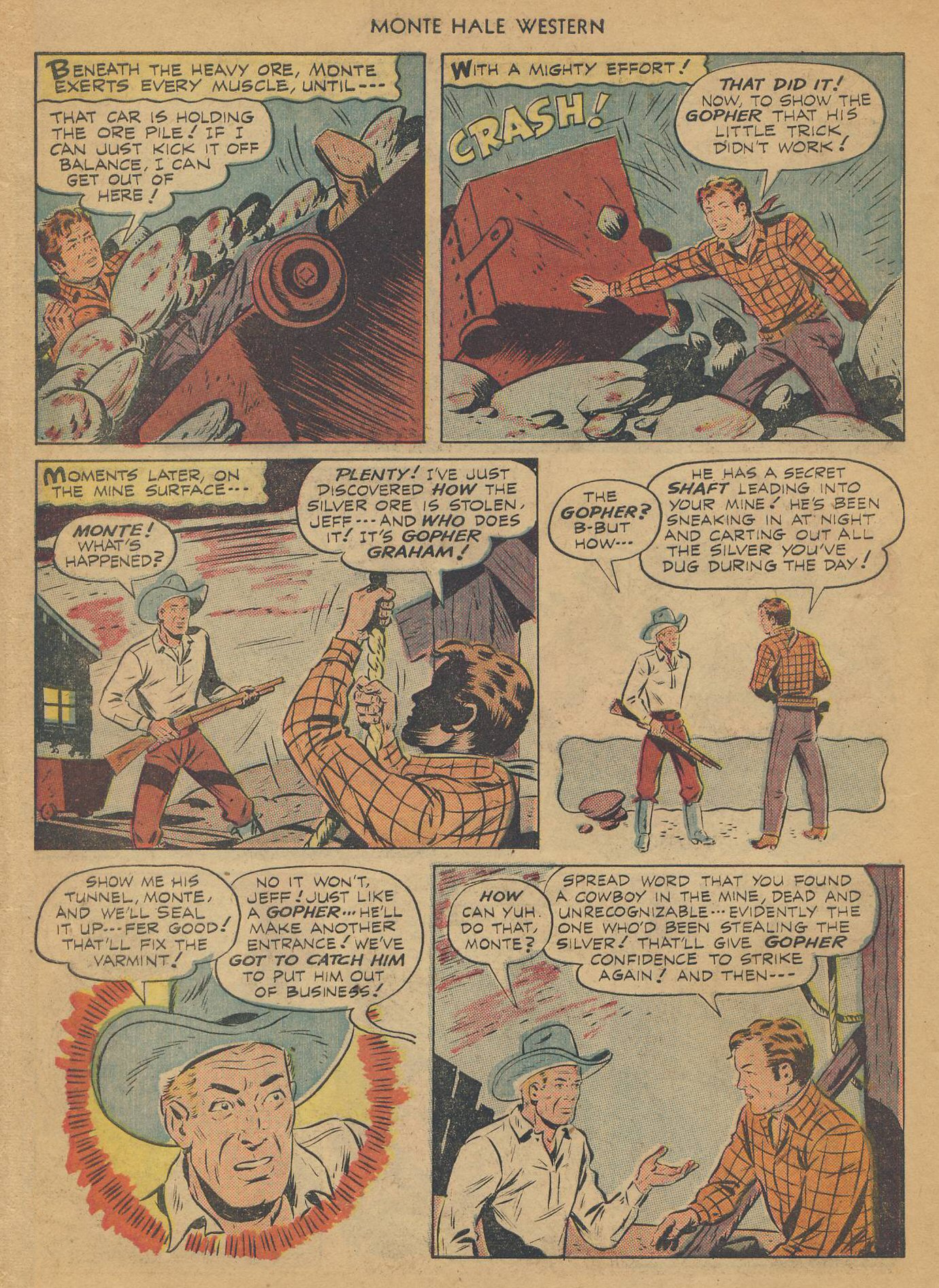 Read online Monte Hale Western comic -  Issue #36 - 29