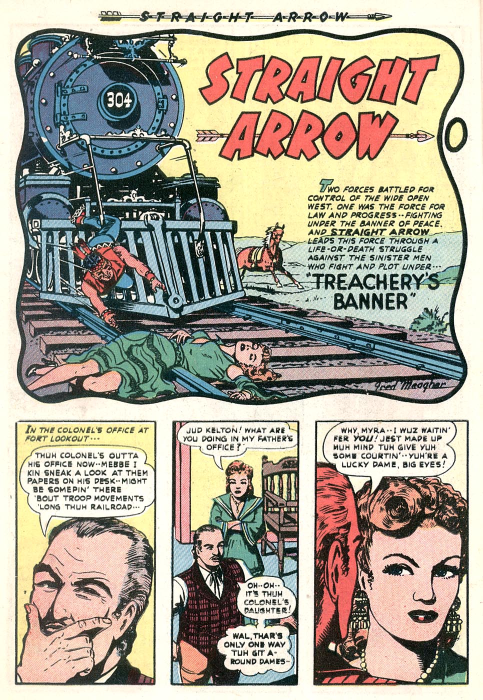 Read online Straight Arrow comic -  Issue #13 - 12