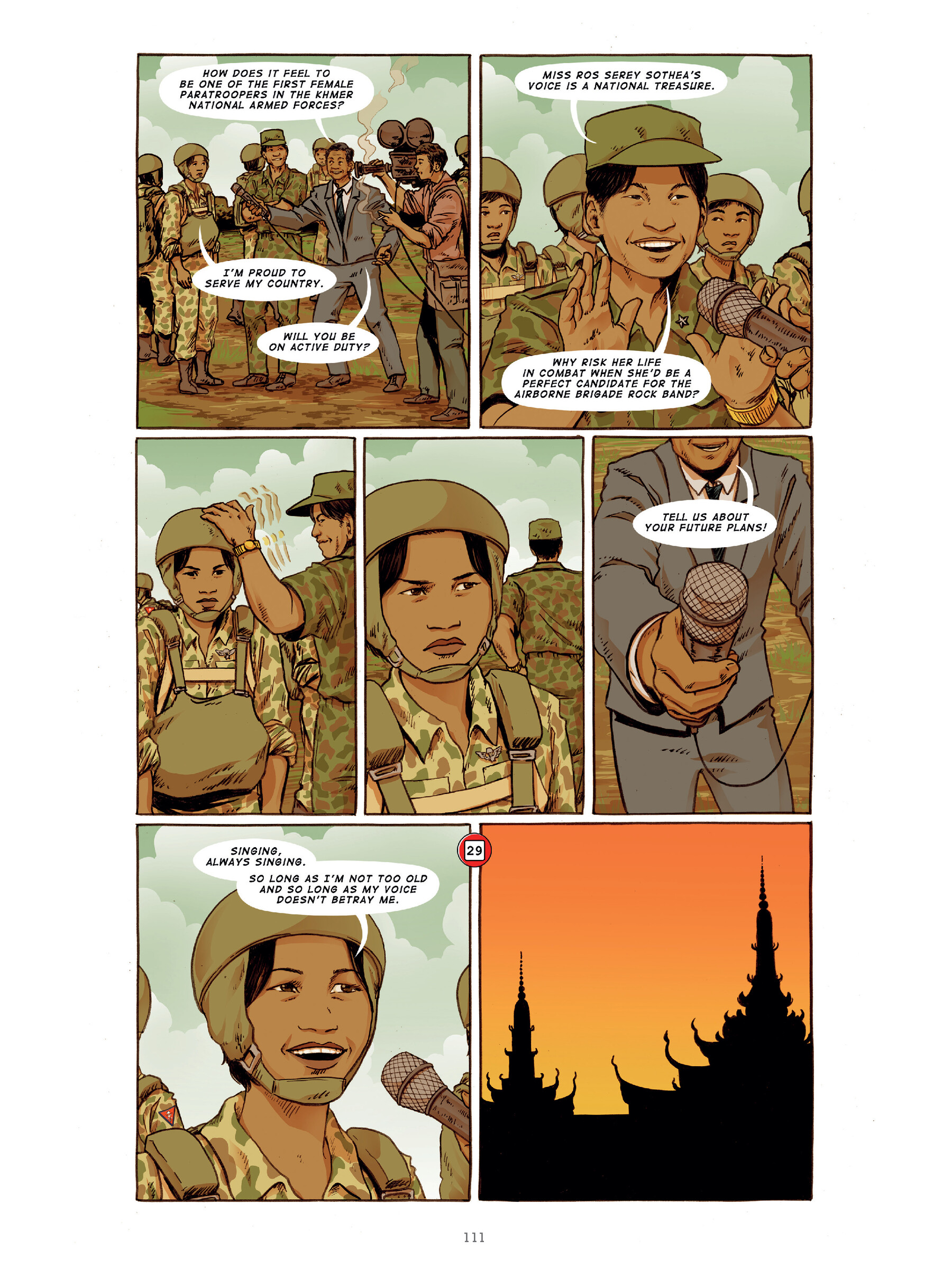 Read online The Golden Voice: The Ballad of Cambodian Rock's Lost Queen comic -  Issue # TPB (Part 2) - 10