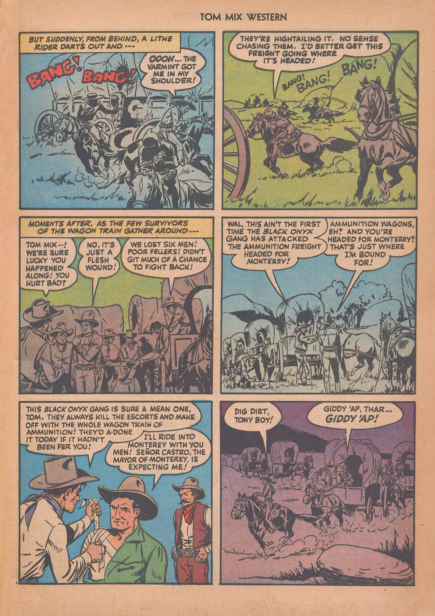 Read online Tom Mix Western (1948) comic -  Issue #12 - 5