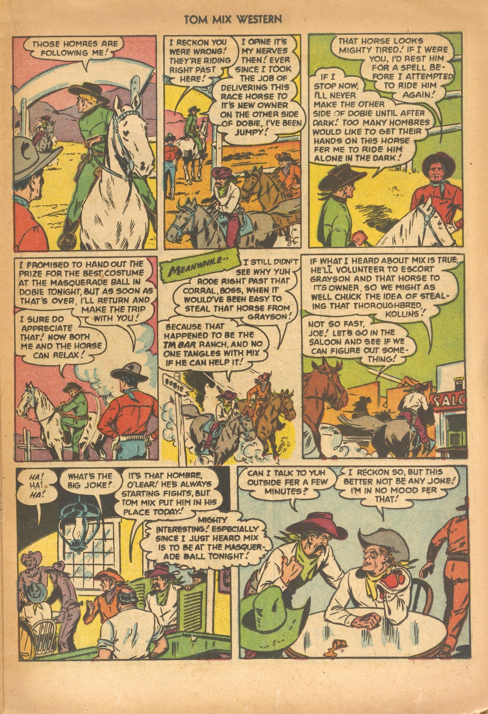 Read online Tom Mix Western (1948) comic -  Issue #57 - 21