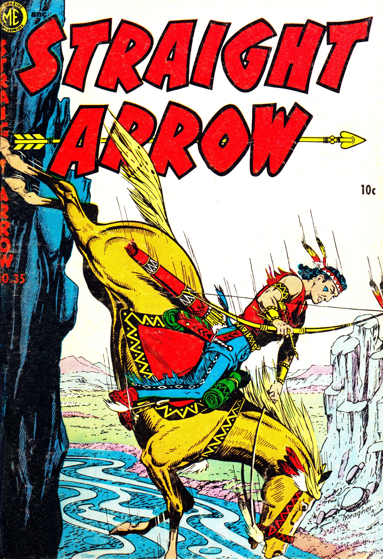 Read online Straight Arrow comic -  Issue #35 - 1
