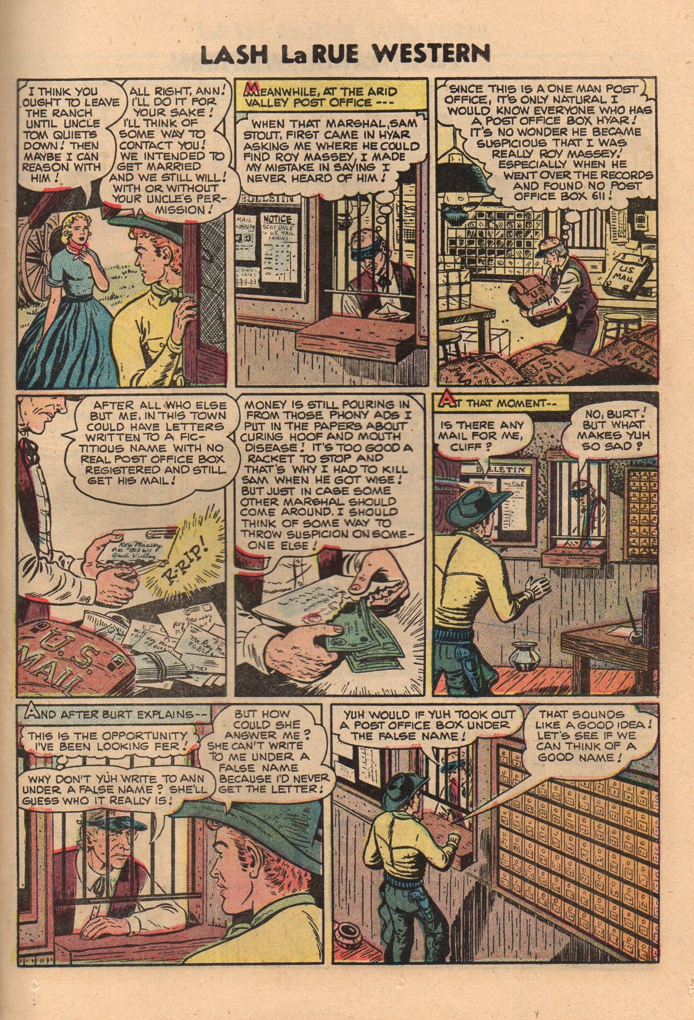 Read online Lash Larue Western (1949) comic -  Issue #50 - 25