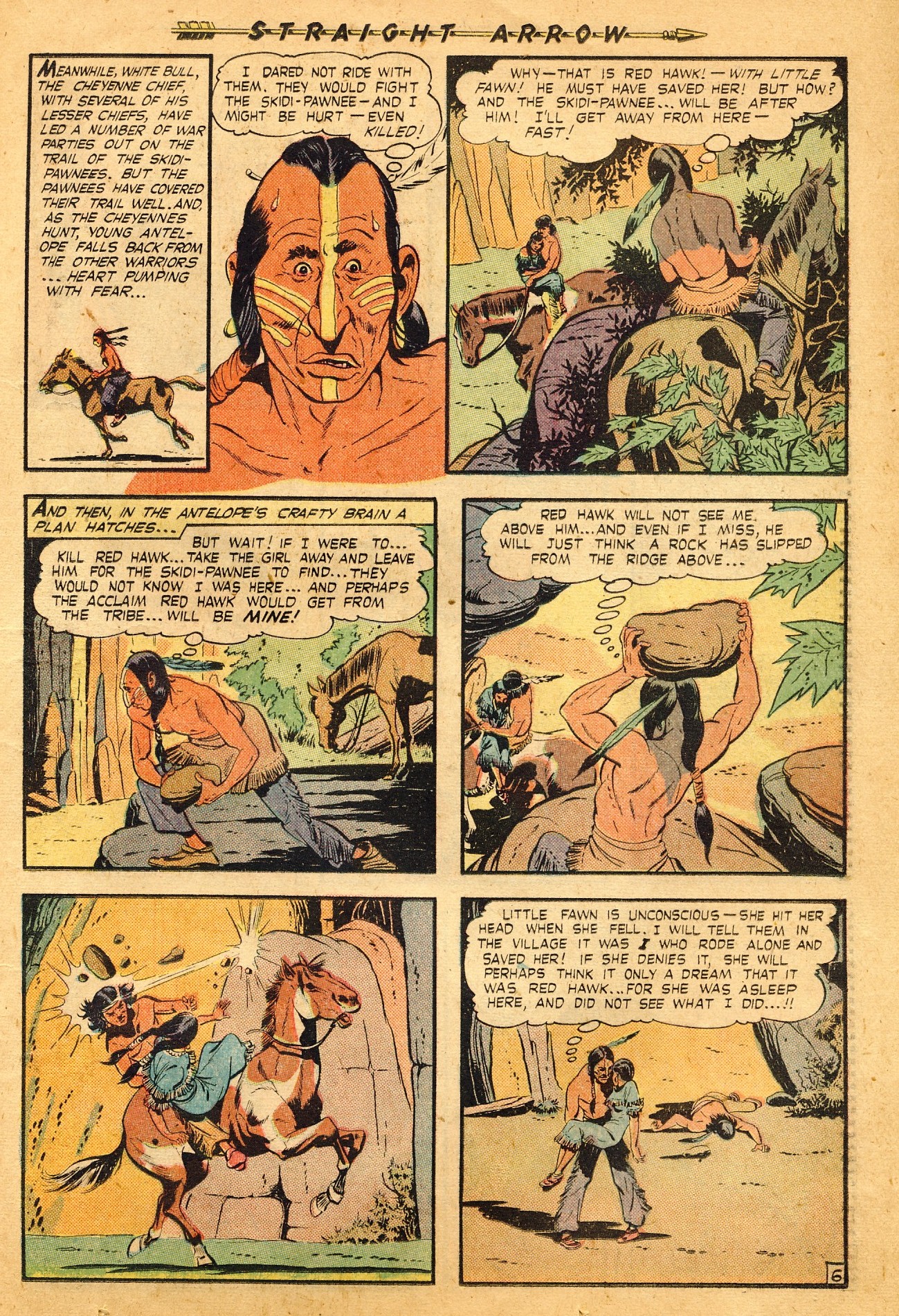 Read online Straight Arrow comic -  Issue #4 - 23