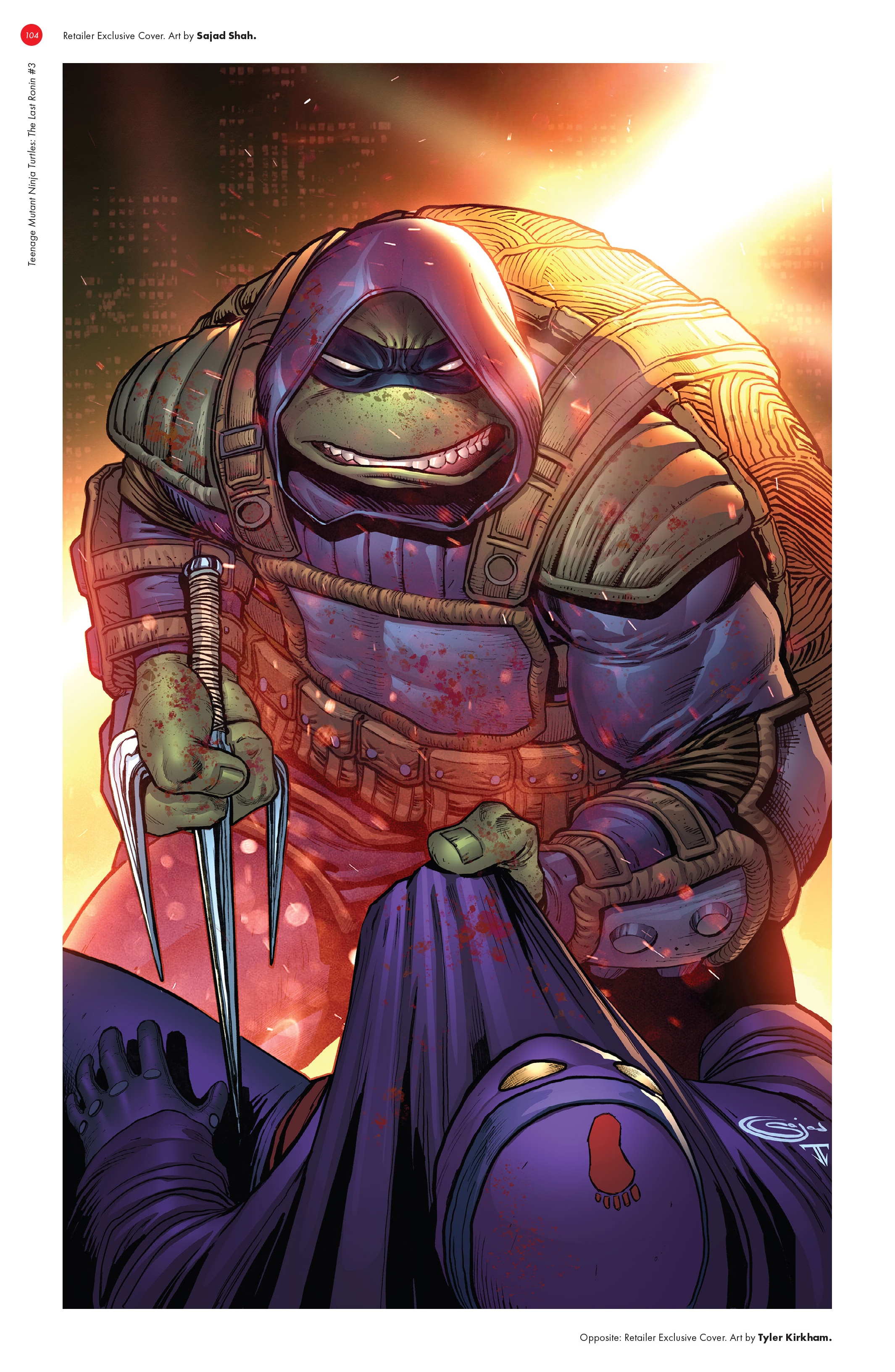 Read online Teenage Mutant Ninja Turtles: The Last Ronin - The Covers comic -  Issue # TPB (Part 2) - 1