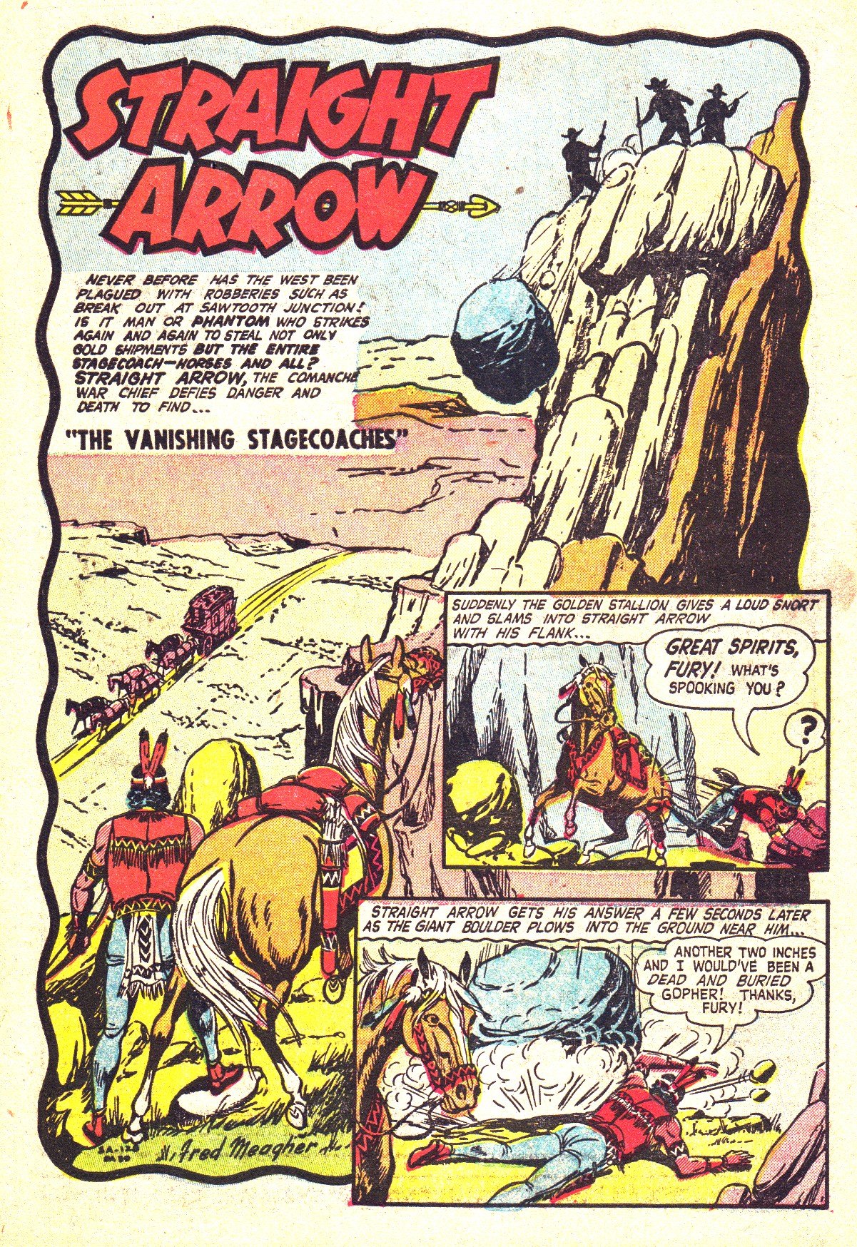 Read online Straight Arrow comic -  Issue #39 - 3