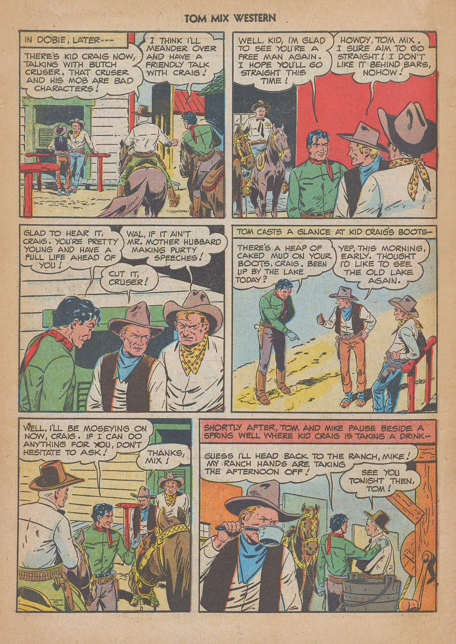 Read online Tom Mix Western (1948) comic -  Issue #14 - 6