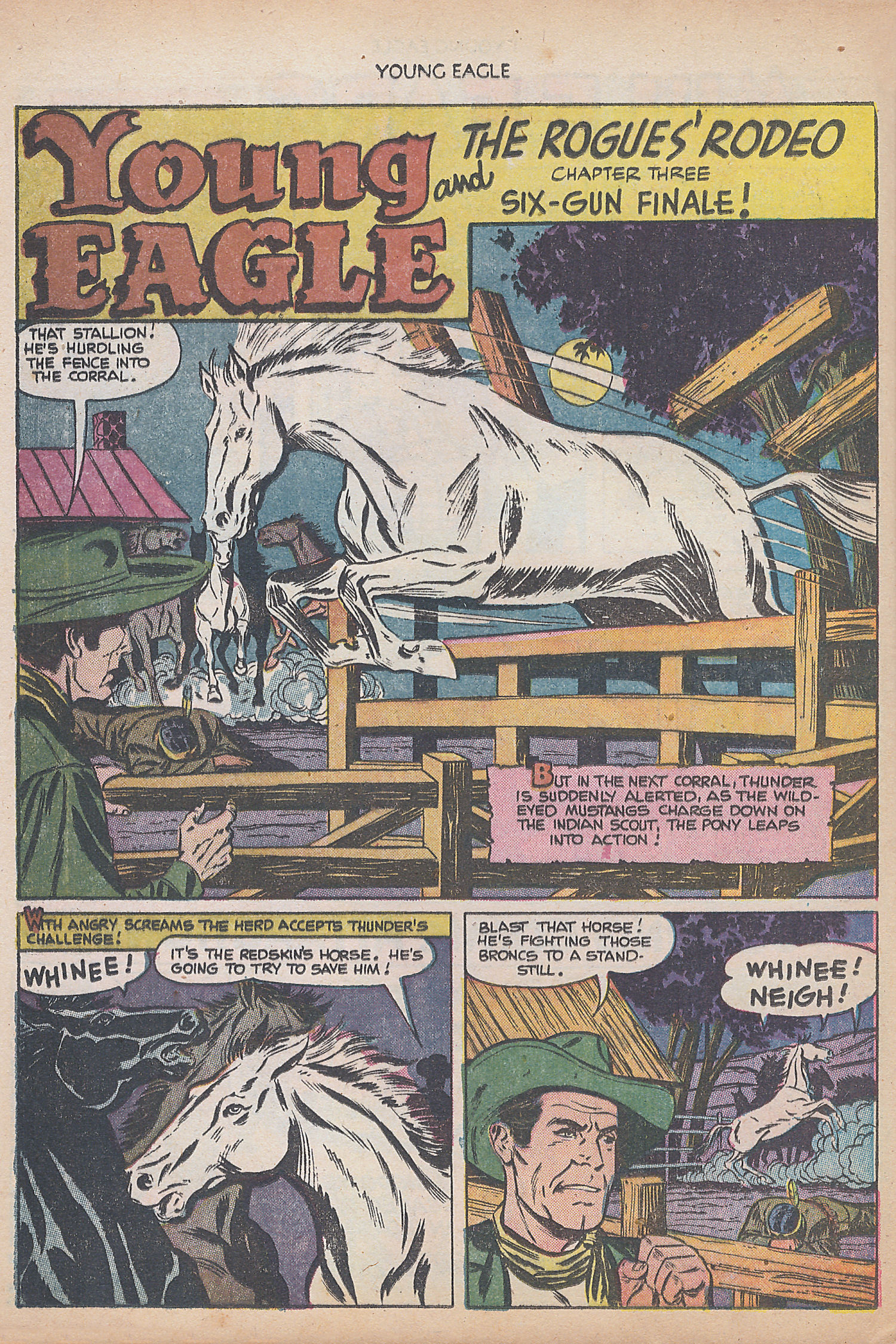 Read online Young Eagle comic -  Issue #8 - 28