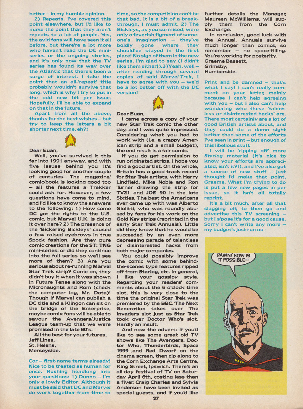 Read online Star Trek The Next Generation (1990) comic -  Issue #9 - 27