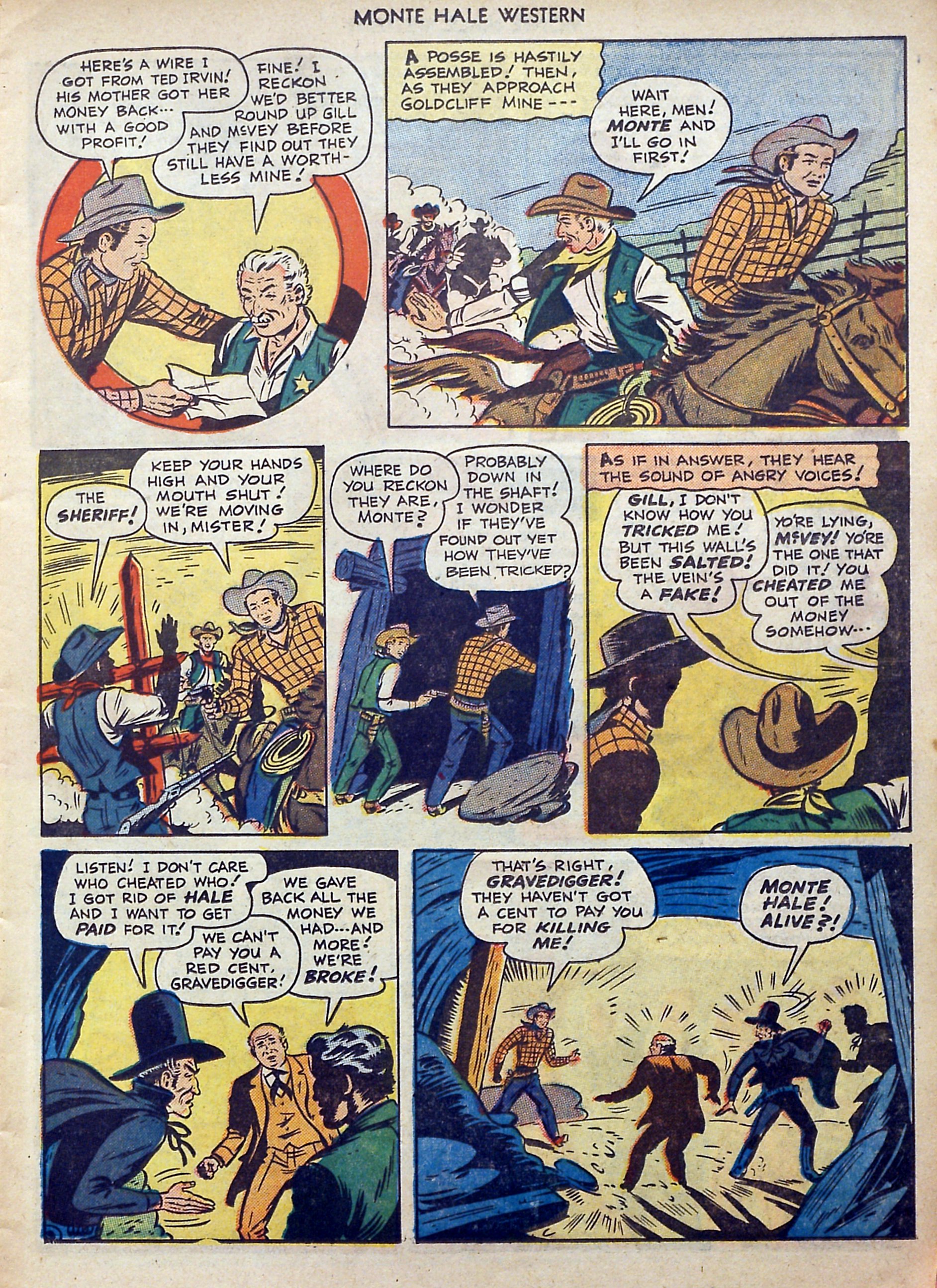 Read online Monte Hale Western comic -  Issue #40 - 11
