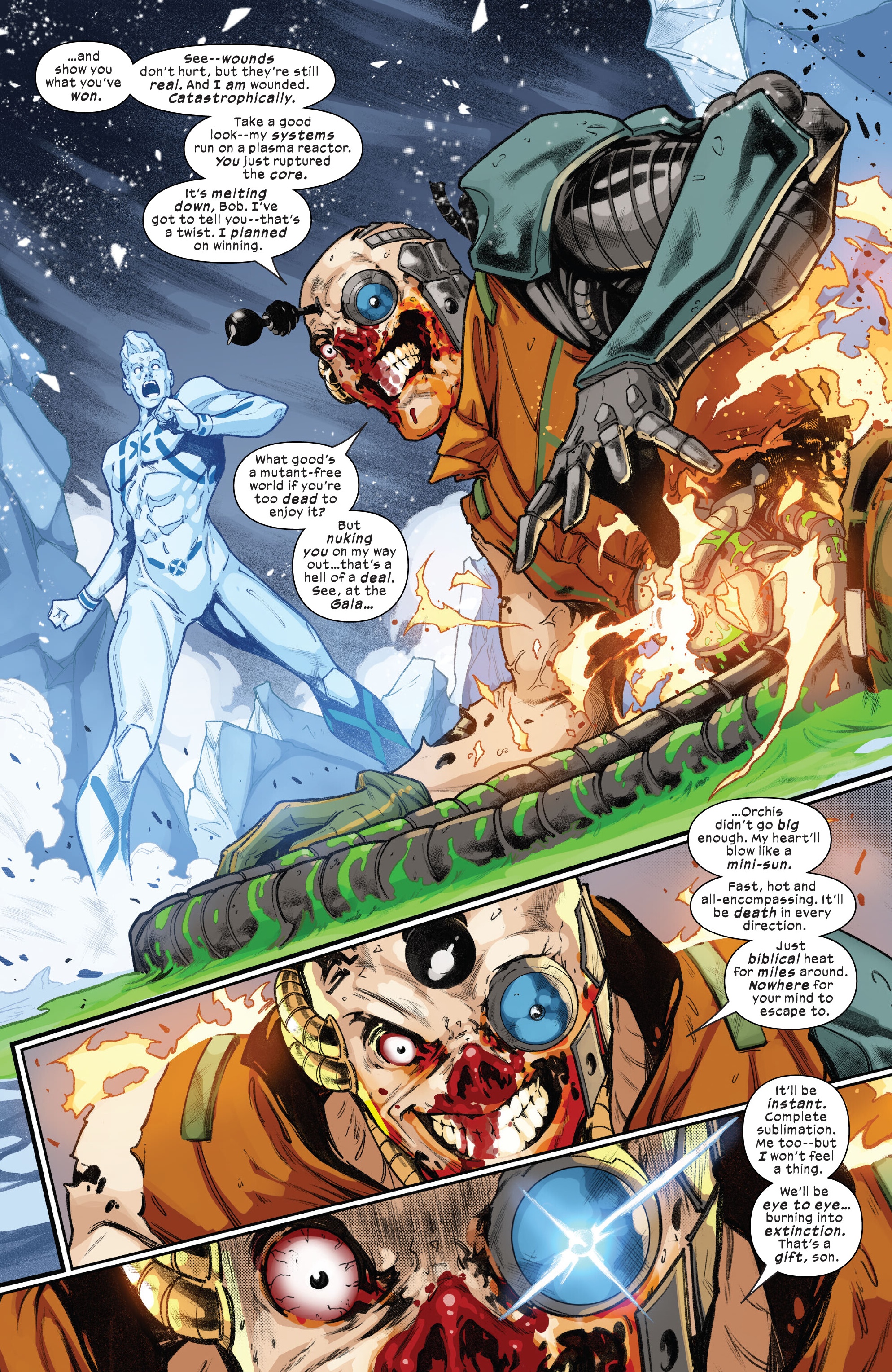 Read online Astonishing Iceman comic -  Issue #5 - 16