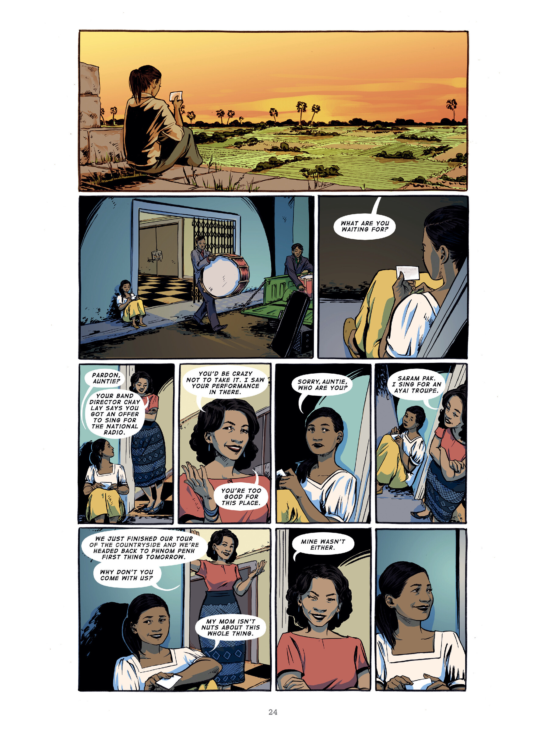 Read online The Golden Voice: The Ballad of Cambodian Rock's Lost Queen comic -  Issue # TPB (Part 1) - 23