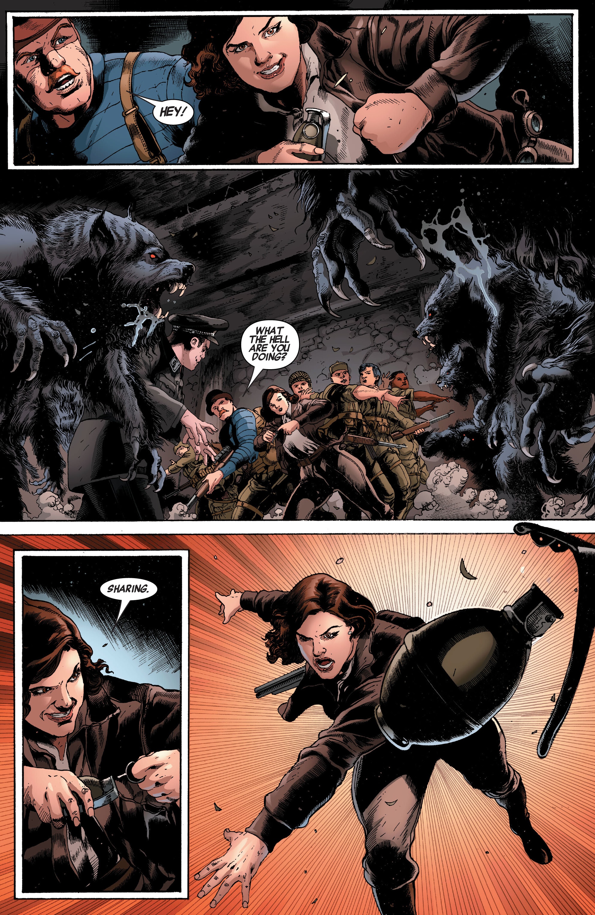 Read online Capwolf and the Howling Commandos comic -  Issue #3 - 19