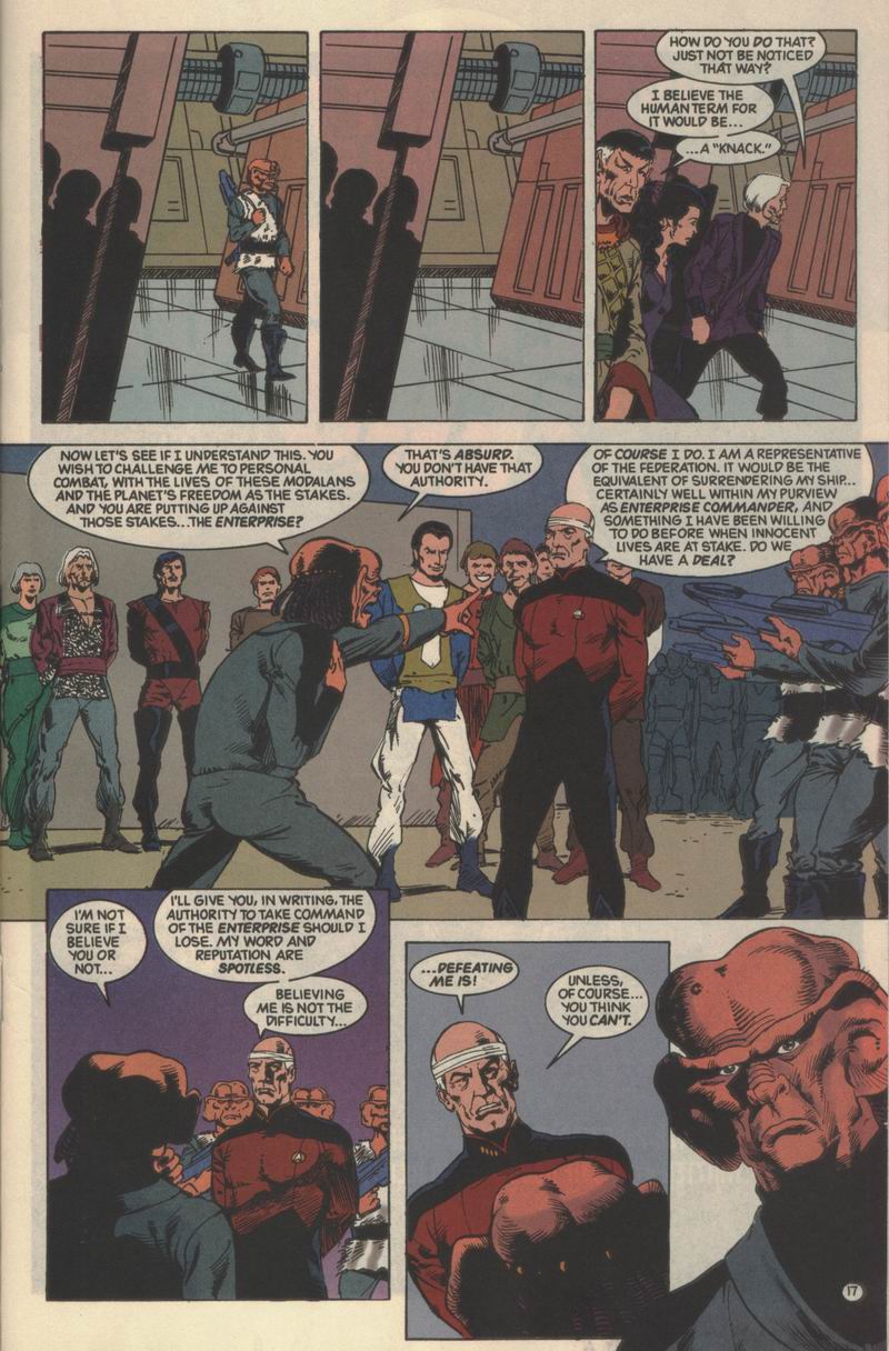 Read online Star Trek: The Next Generation - The Modala Imperative comic -  Issue #4 - 17