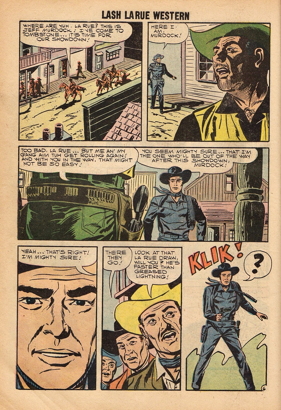 Read online Lash Larue Western (1949) comic -  Issue #67 - 8