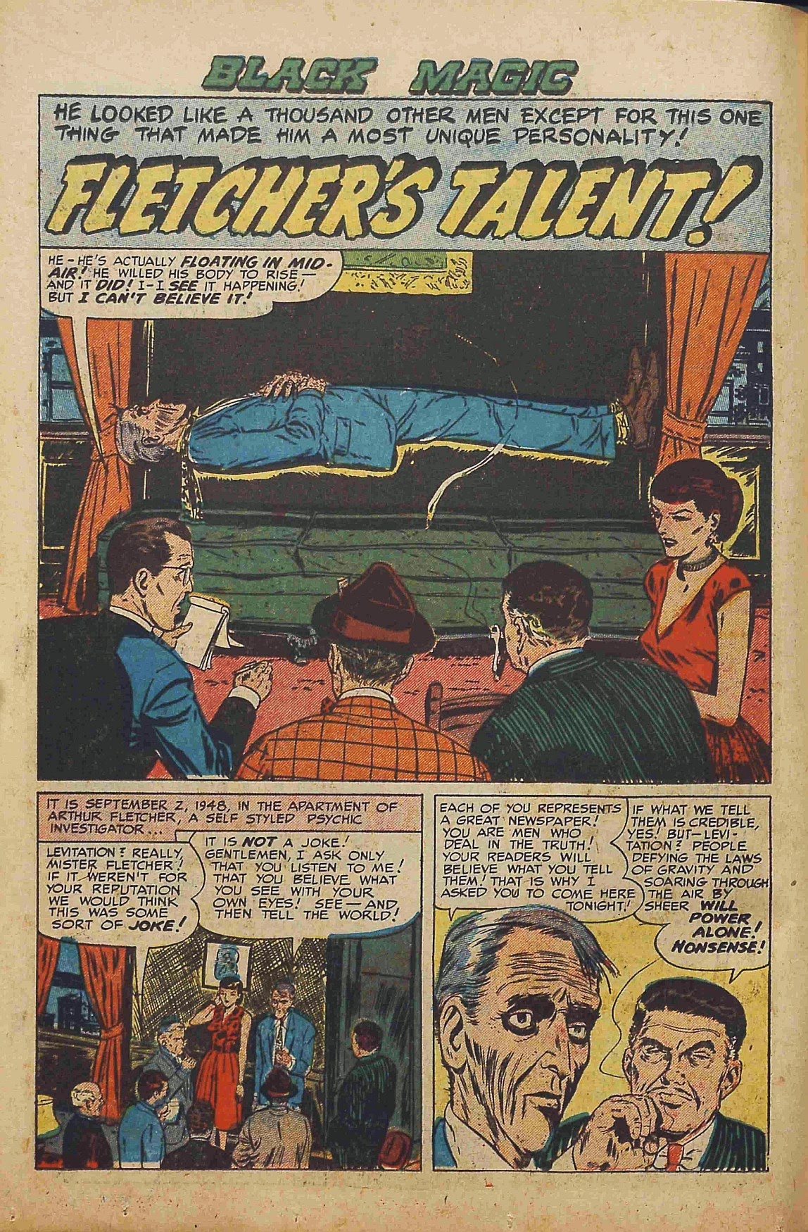 Read online Black Magic (1950) comic -  Issue #22 - 14