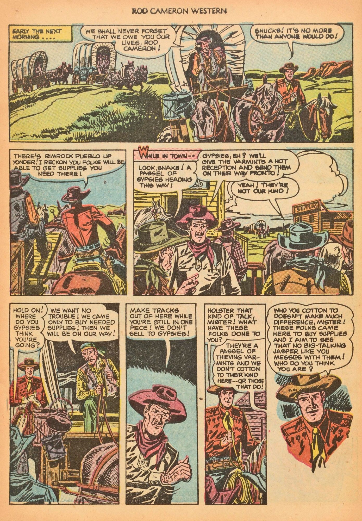 Read online Rod Cameron Western comic -  Issue #9 - 6