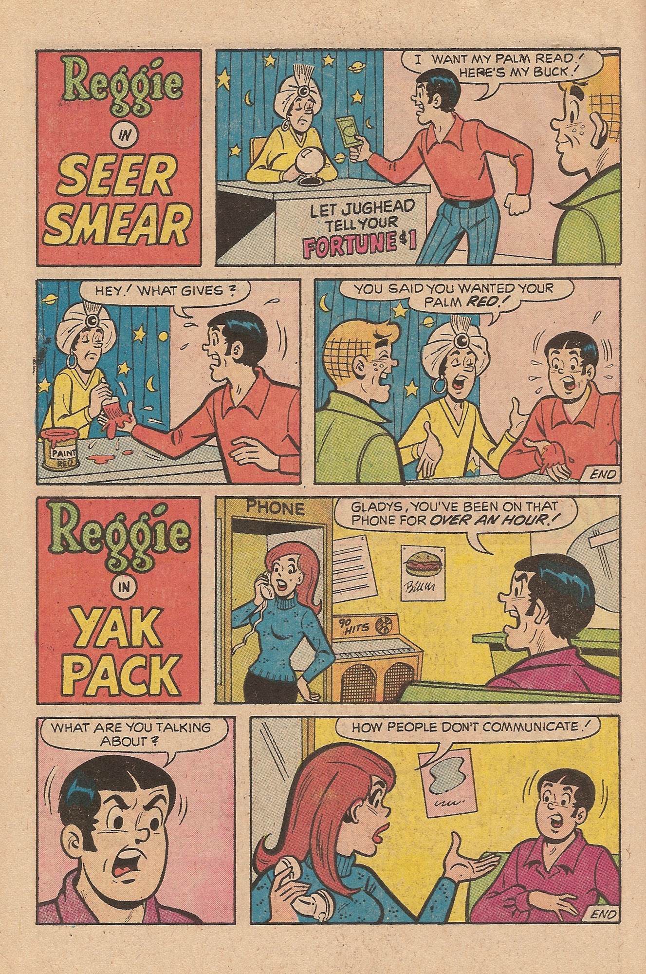 Read online Reggie's Wise Guy Jokes comic -  Issue #25 - 10