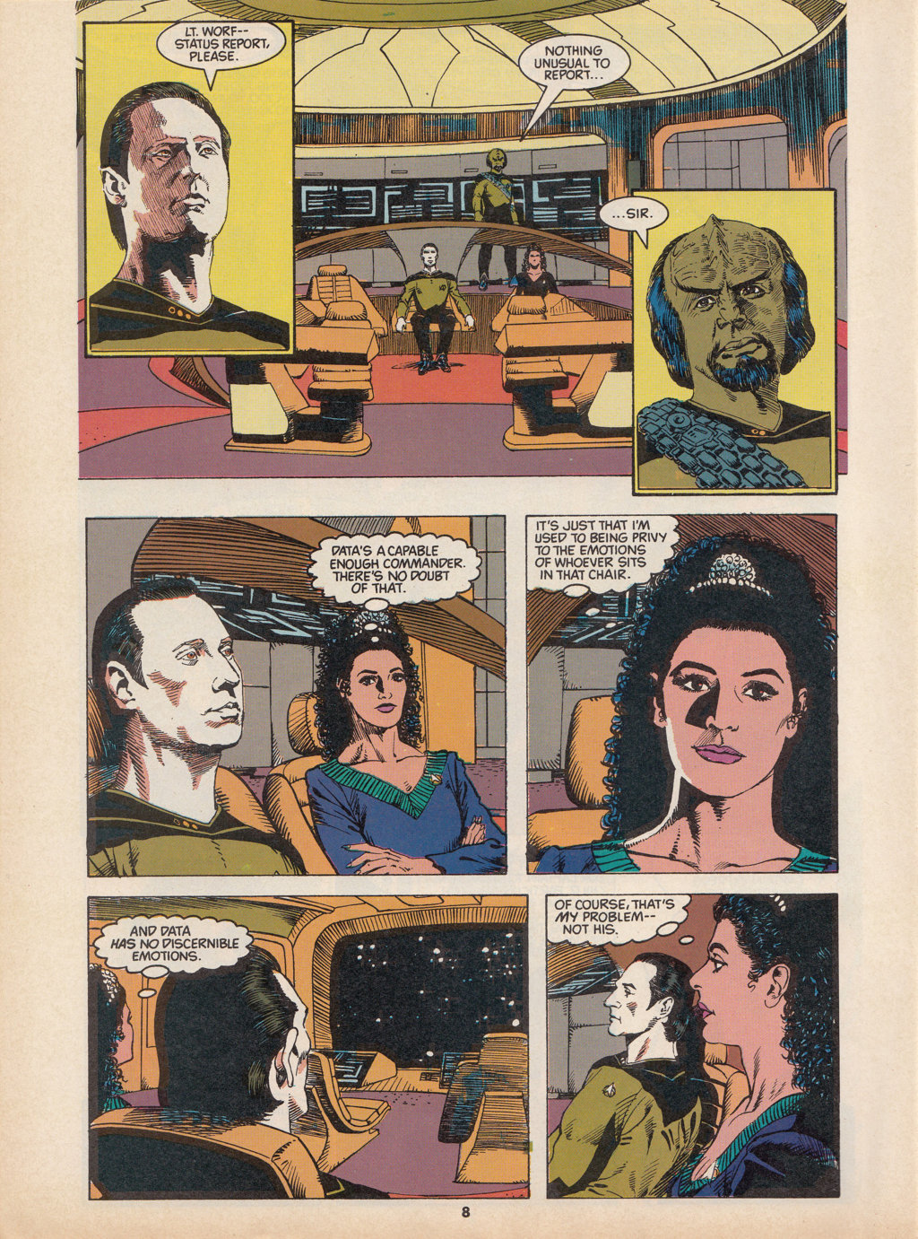 Read online Star Trek The Next Generation (1990) comic -  Issue #9 - 8