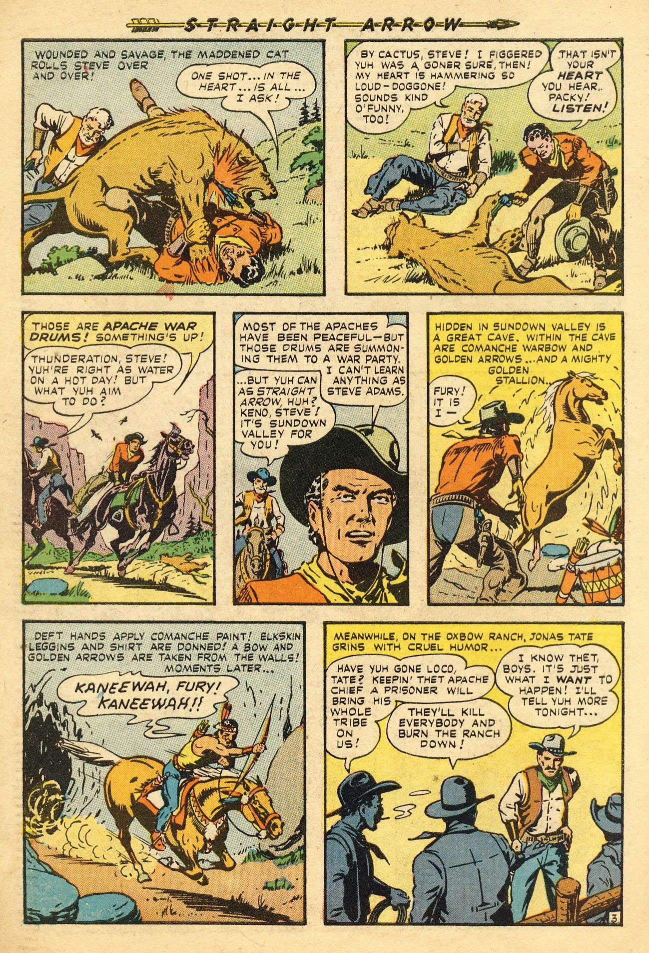 Read online Straight Arrow comic -  Issue #1 - 30